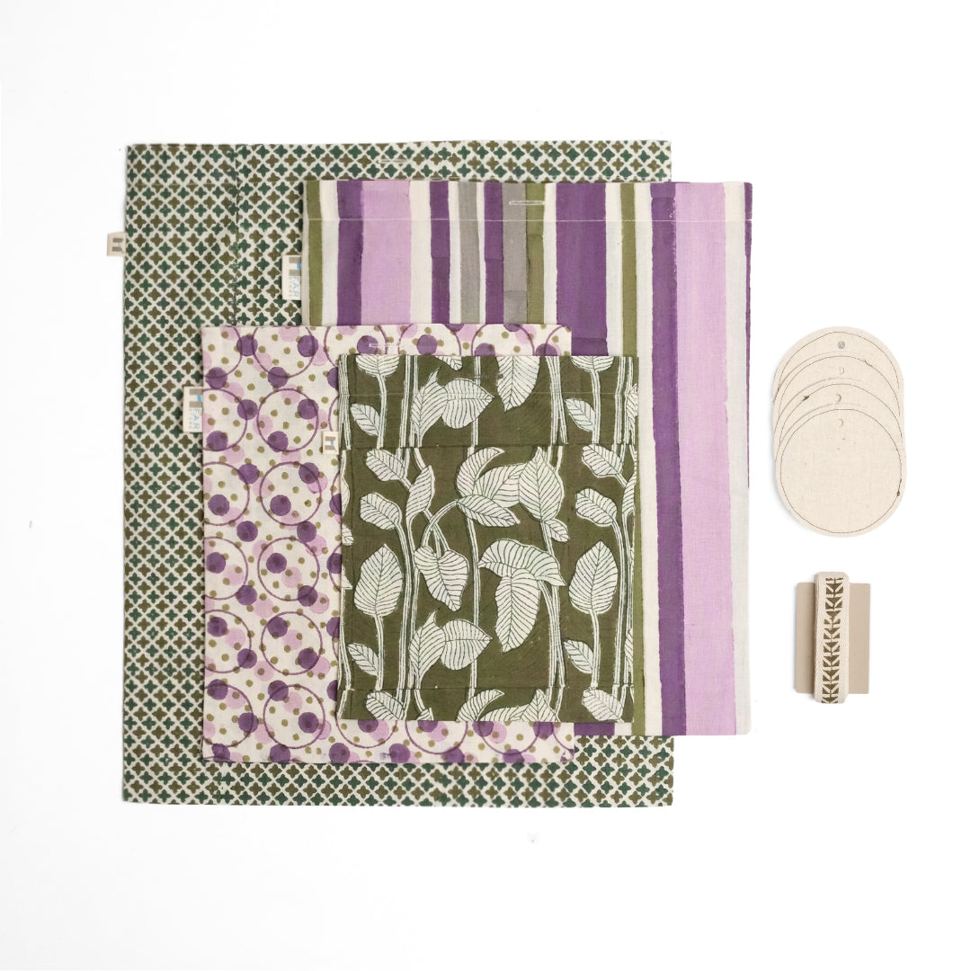 Set of 4 - Tohfa Purple Gift Sleeves