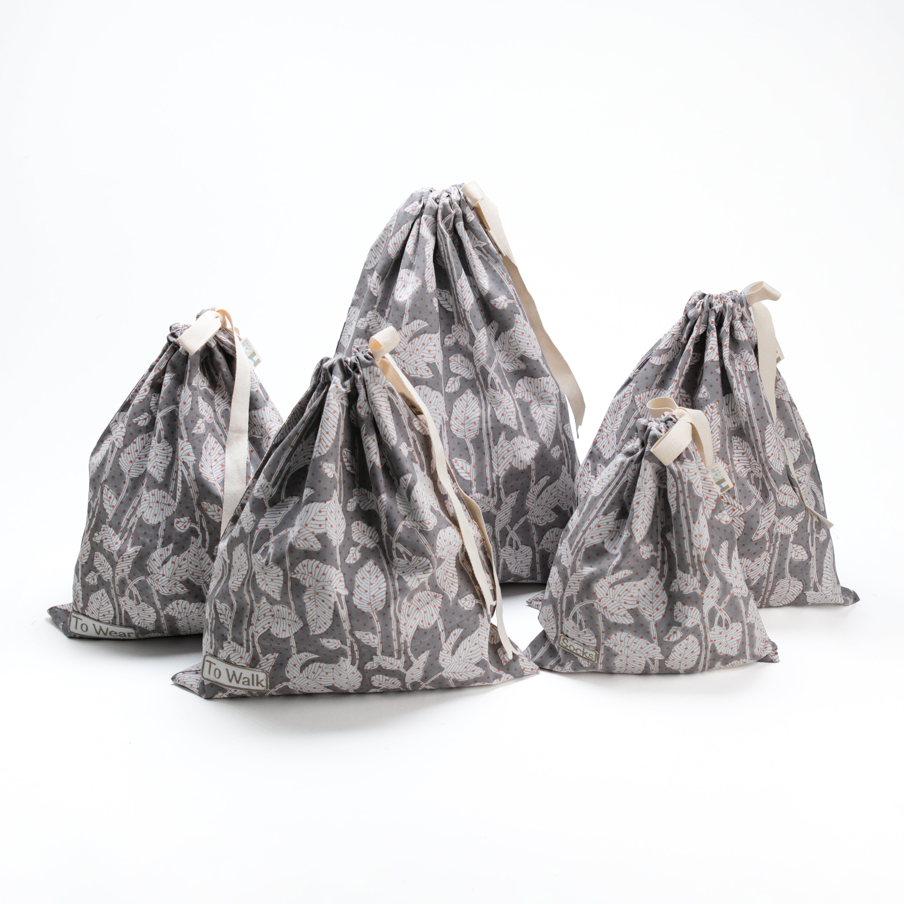 Set of 5 - Nature's Canvas Grey Travel Organiser