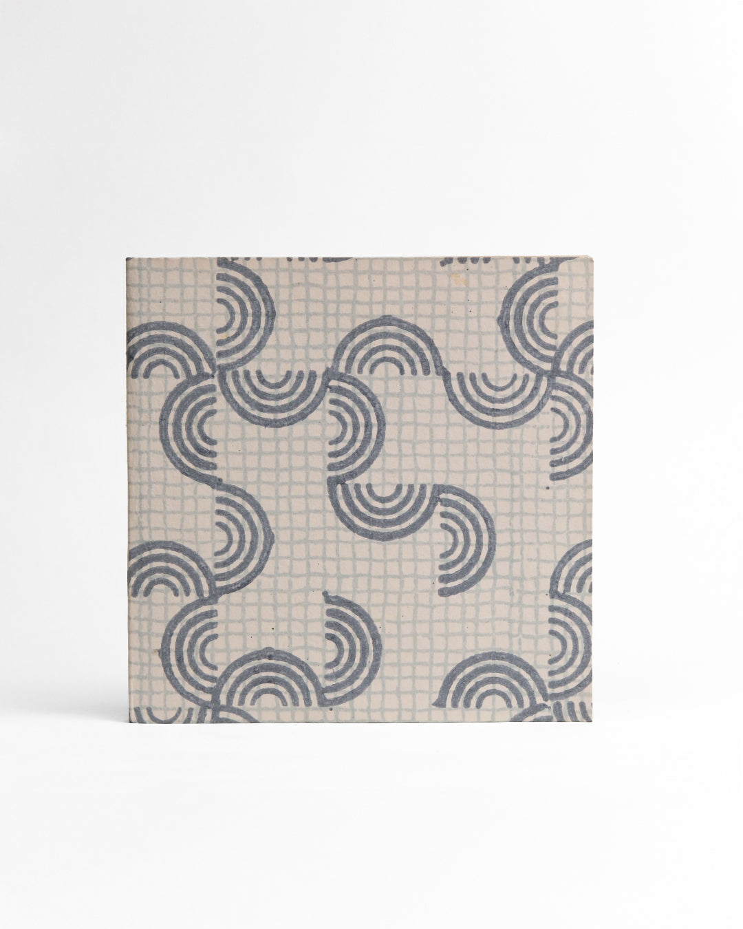 Midnight Blue Arcs - Square Diary