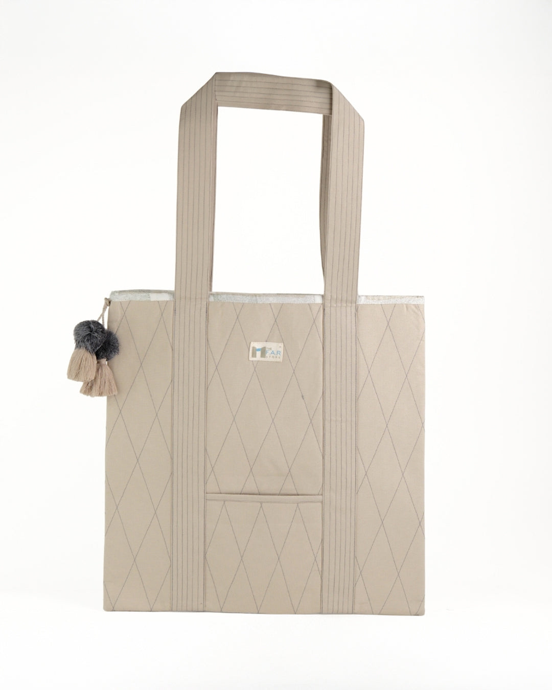 Gond Folk Deer - Beige Laptop Tote