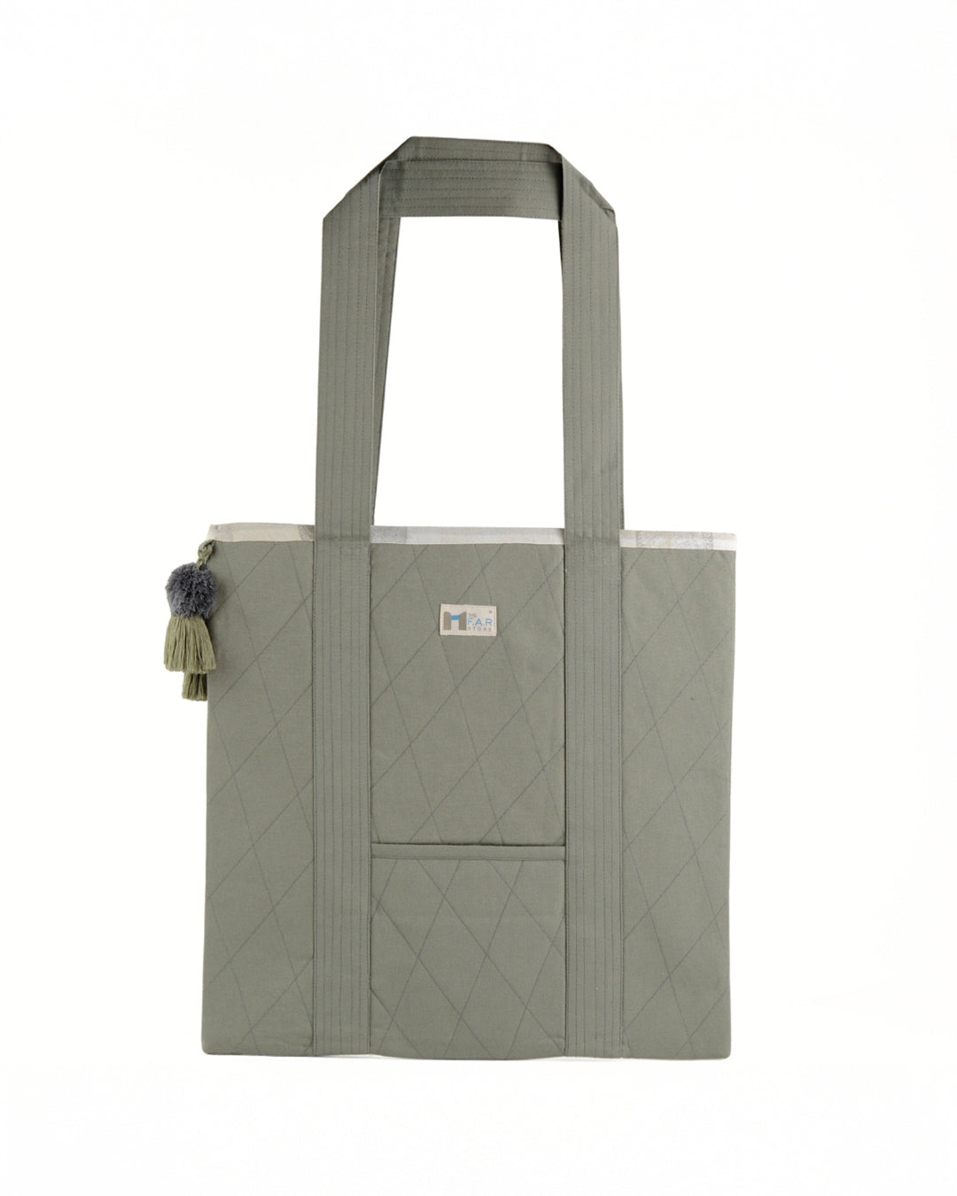 Gond Folk Deer - Green Laptop Tote
