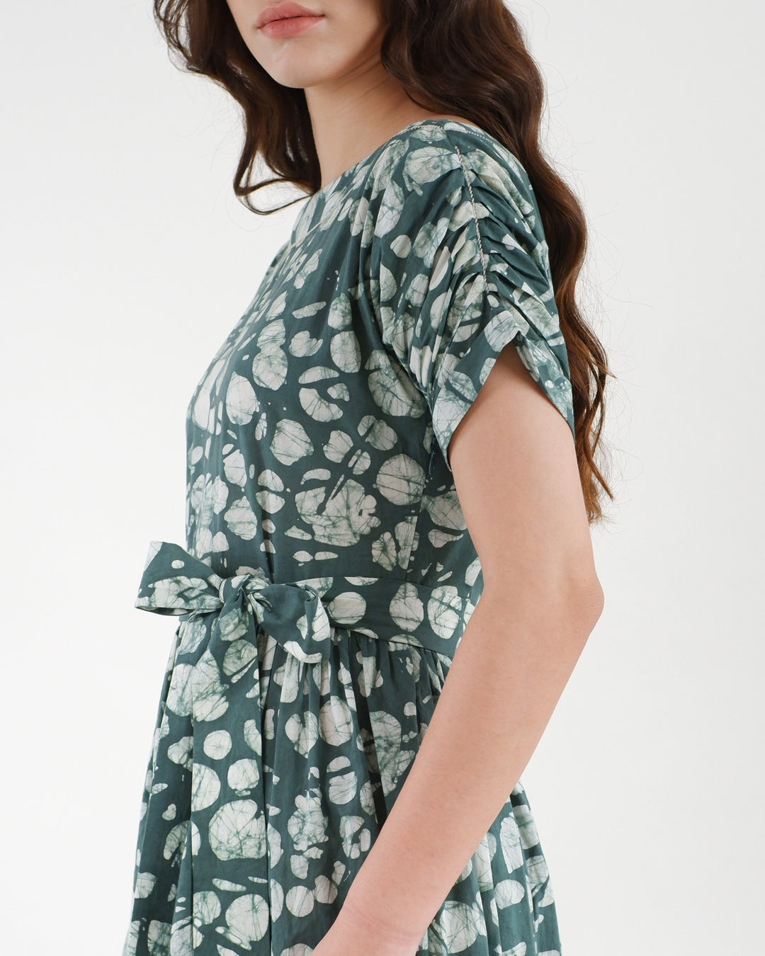 Forest Bloom Batik Dress