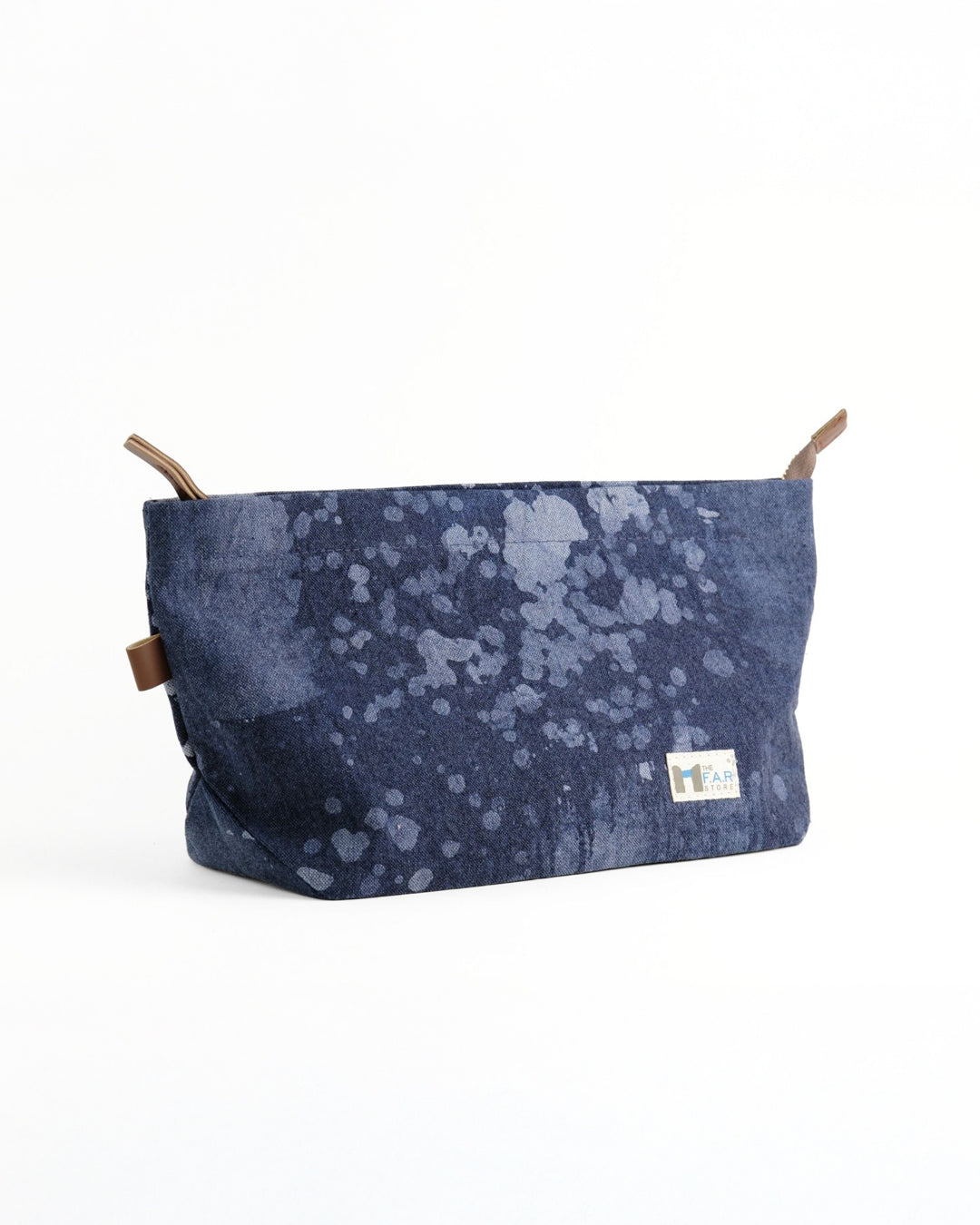 Denim Stipples - Travel Pouch (L)