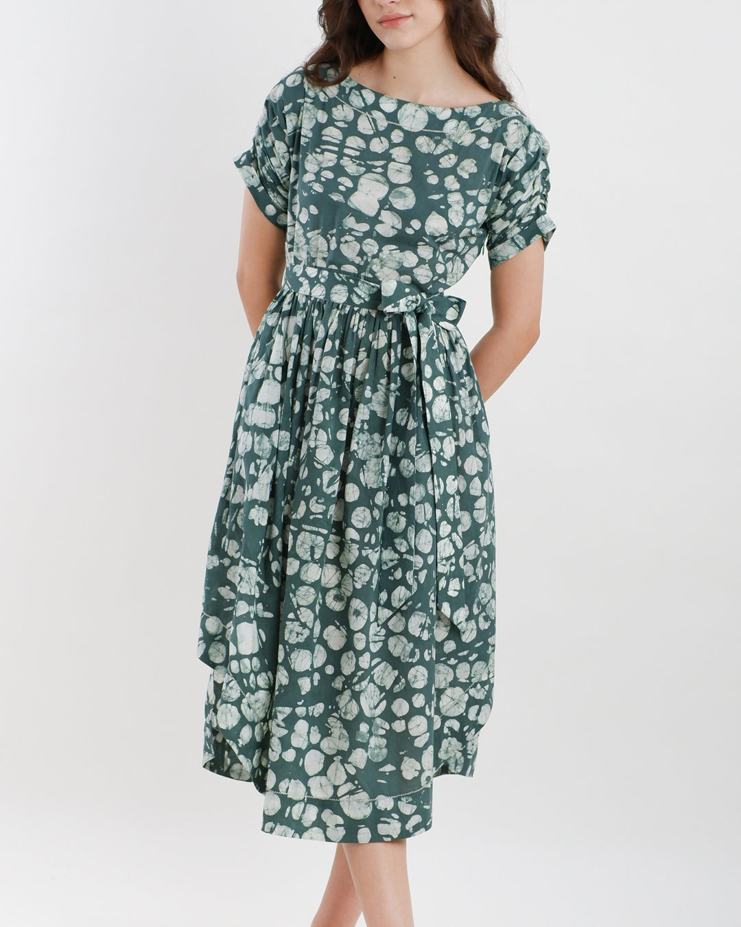 Forest Bloom Batik Dress
