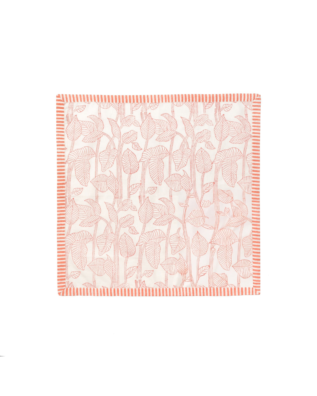 Set of 6 - Nature's Canvas Red Table Napkins