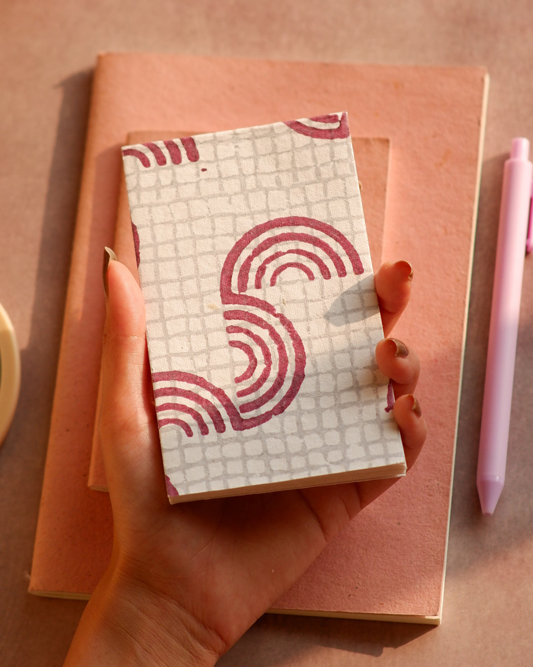 Crimson Arcs Stationery Pack