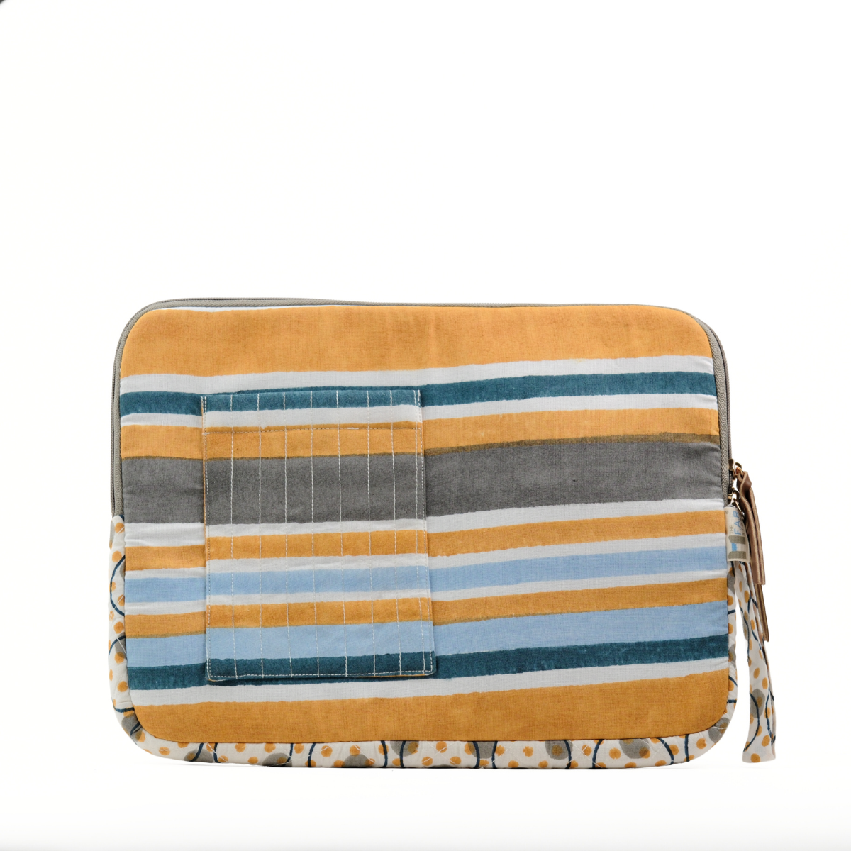 Barcode Yellow Blue - Laptop Sleeve