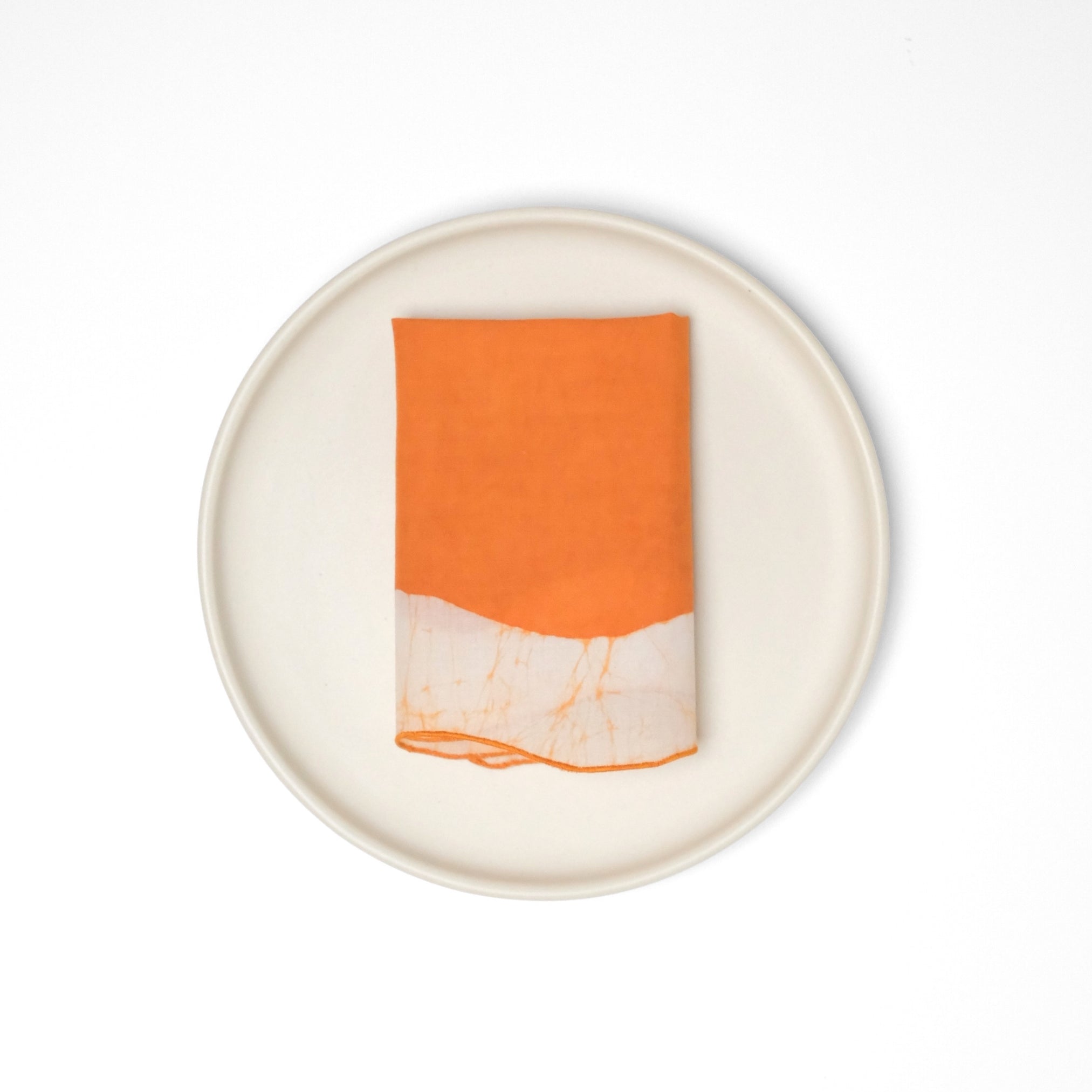 Set of 6 - Waves Rust Cocktail Napkins