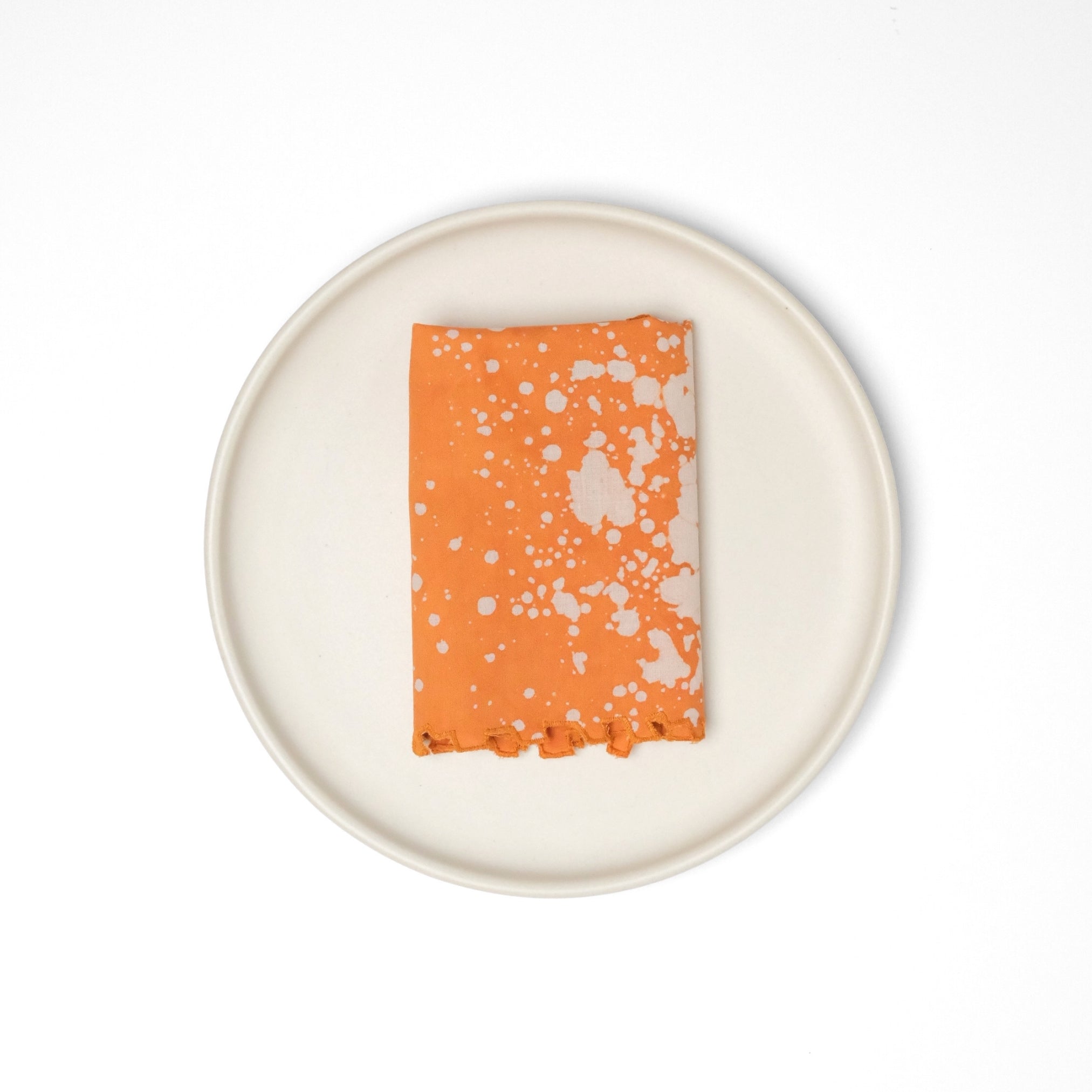 Set of 6 - Stipples Rust Cocktail Napkins
