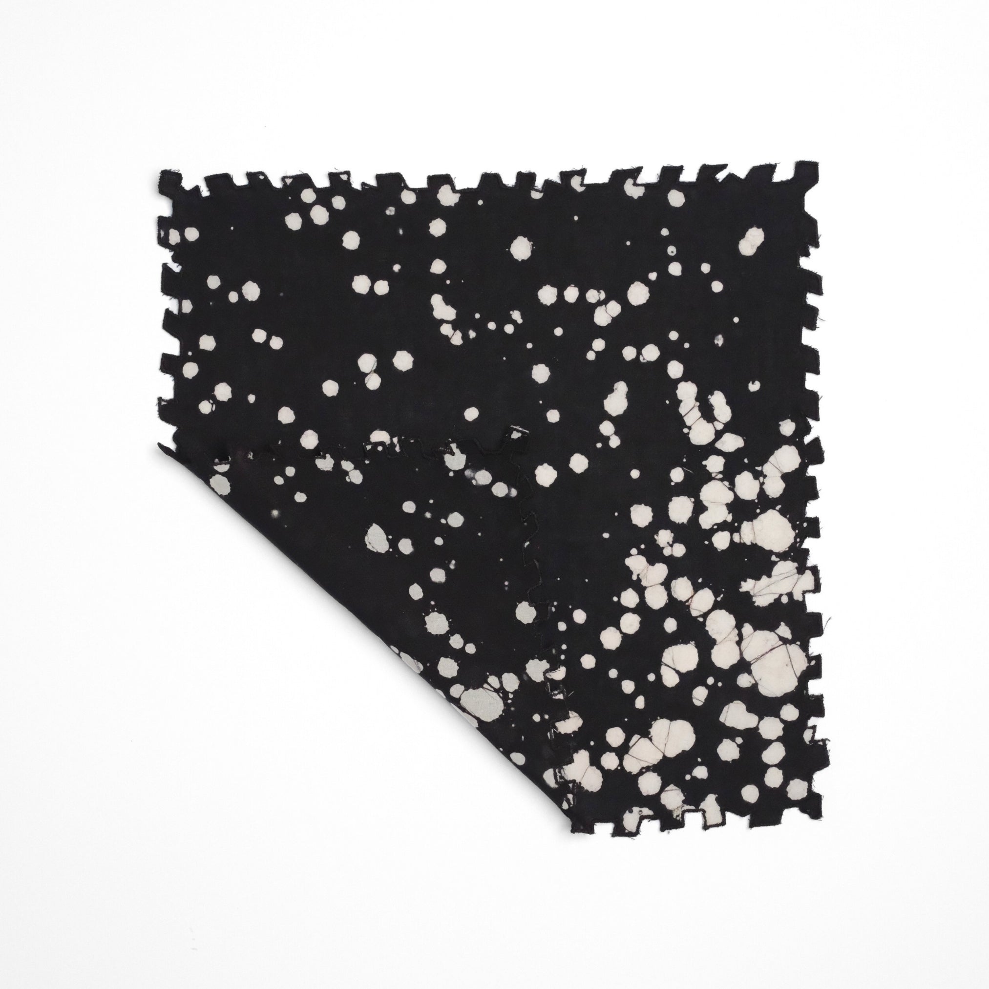 Set of 6 - Stipples Black Cocktail Napkins