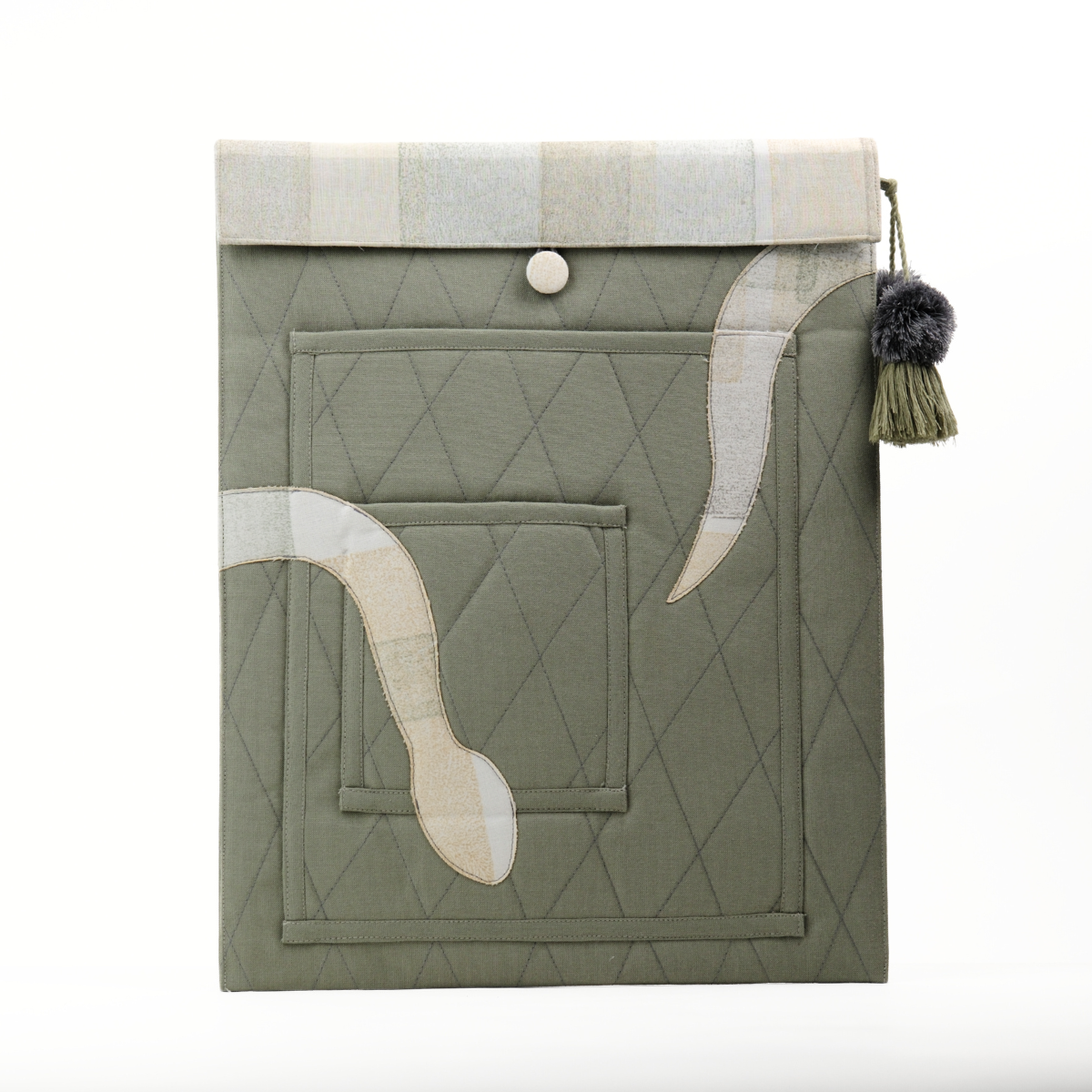 Gond Laptop Sleeve - Snake (Green)