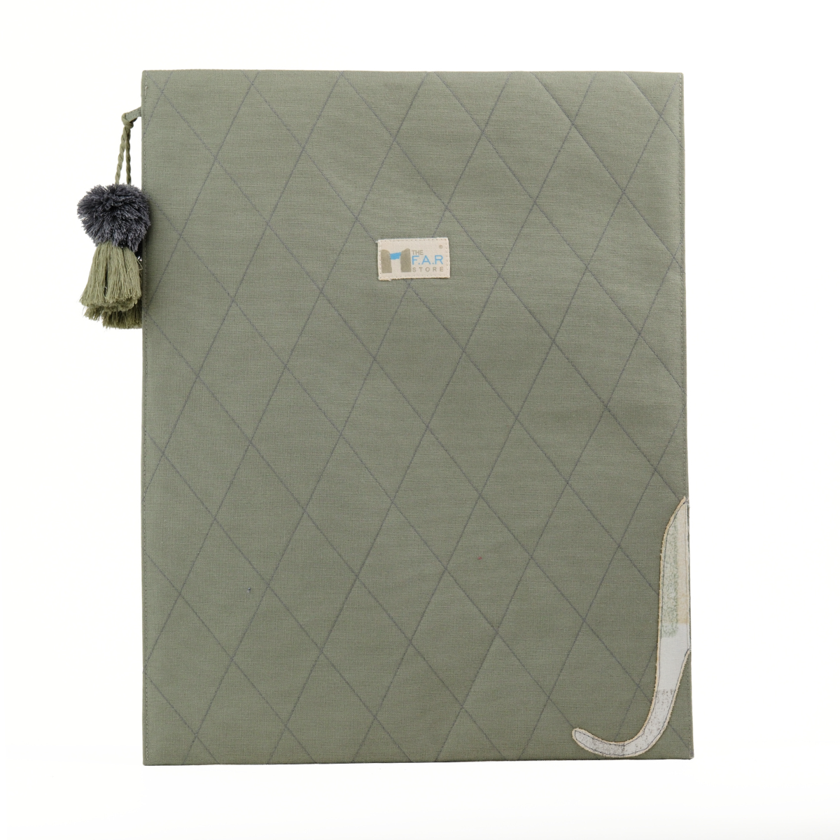 Gond Folk Kangaroo - Green Laptop Sleeve