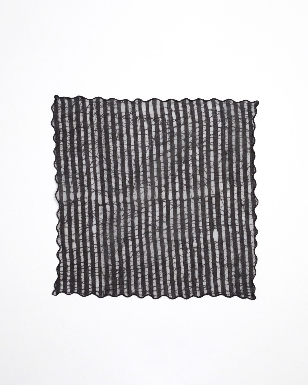 Set of 6 - Stripes Black Cocktail Napkins