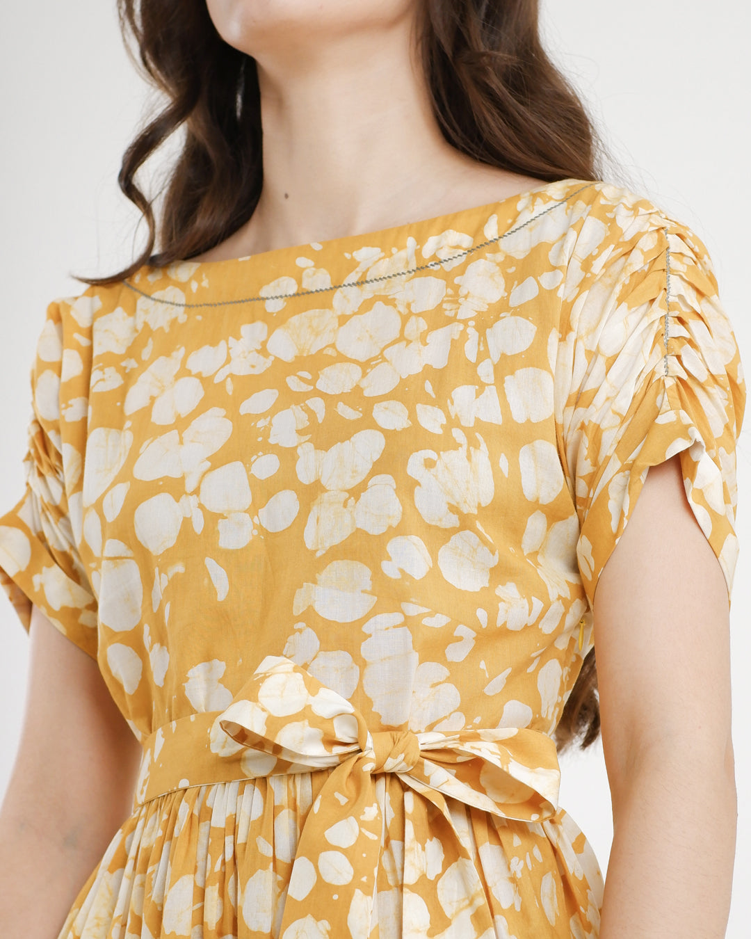 Sunlit Bloom Batik Dress