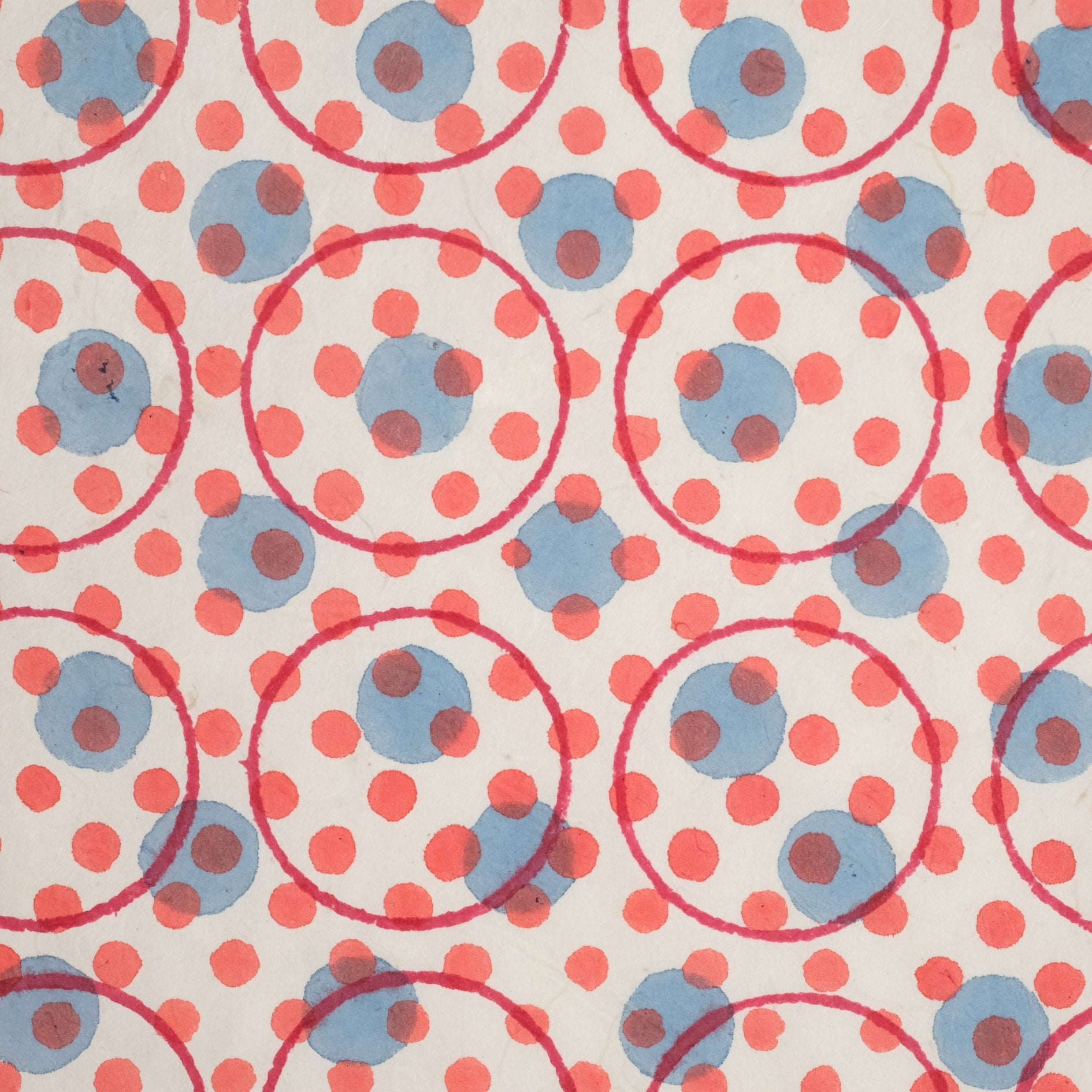 Set of 4 - The Unboxed Blue Gift Wrapping Papers