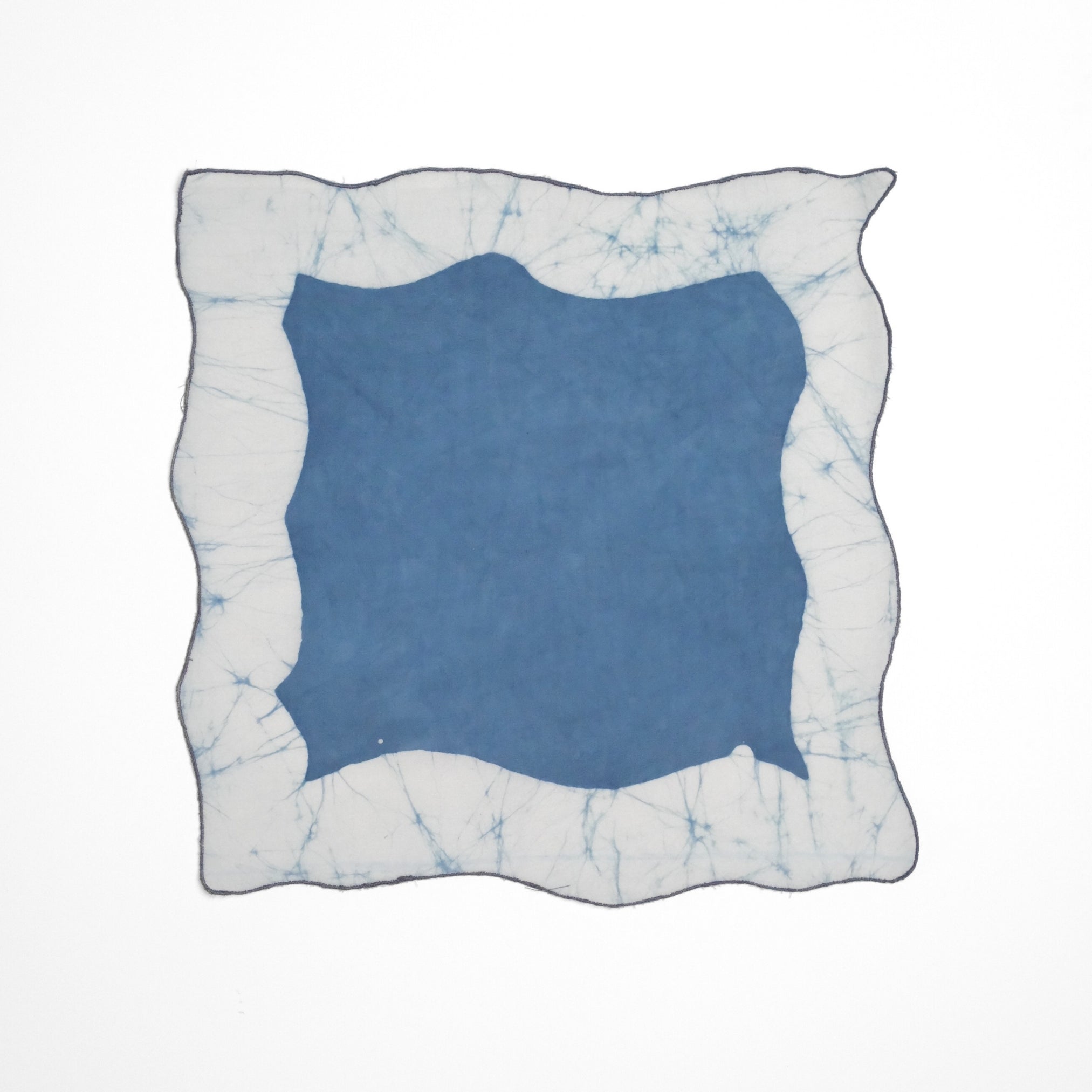 Set of 6 - Waves Blue Cocktail Napkins