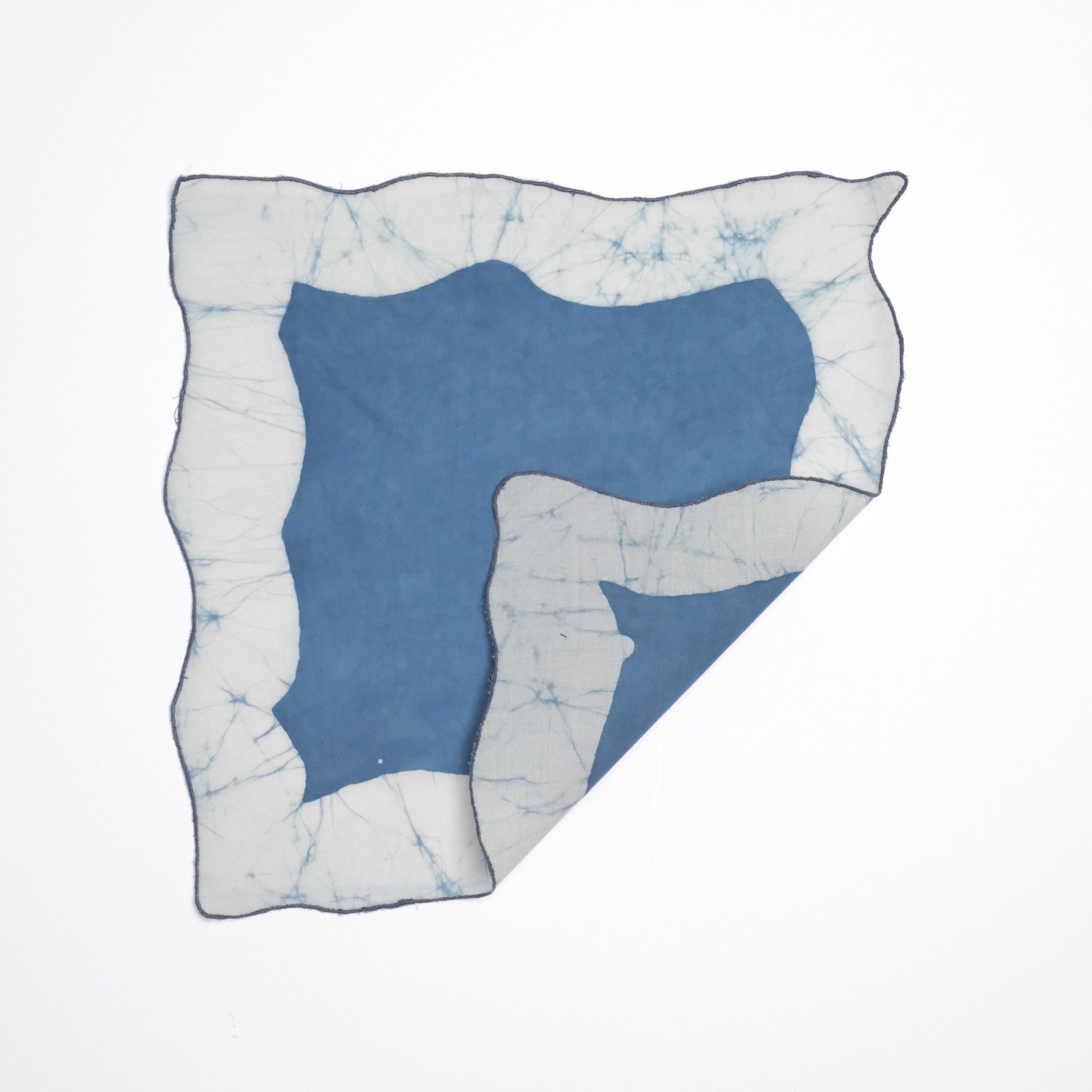 Set of 6 - Waves Blue Cocktail Napkins