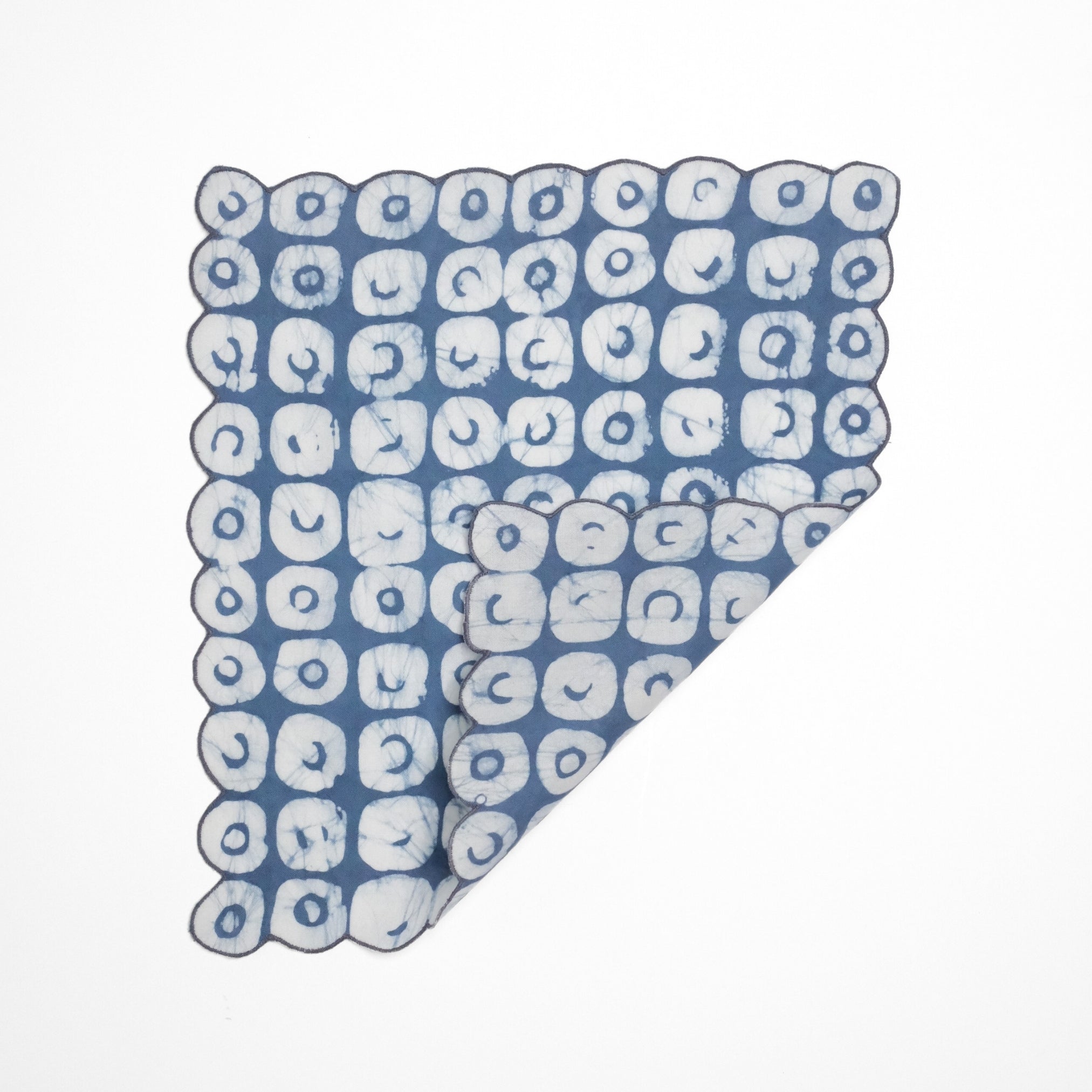 Set of 6 - Polo Blue Cocktail Napkins