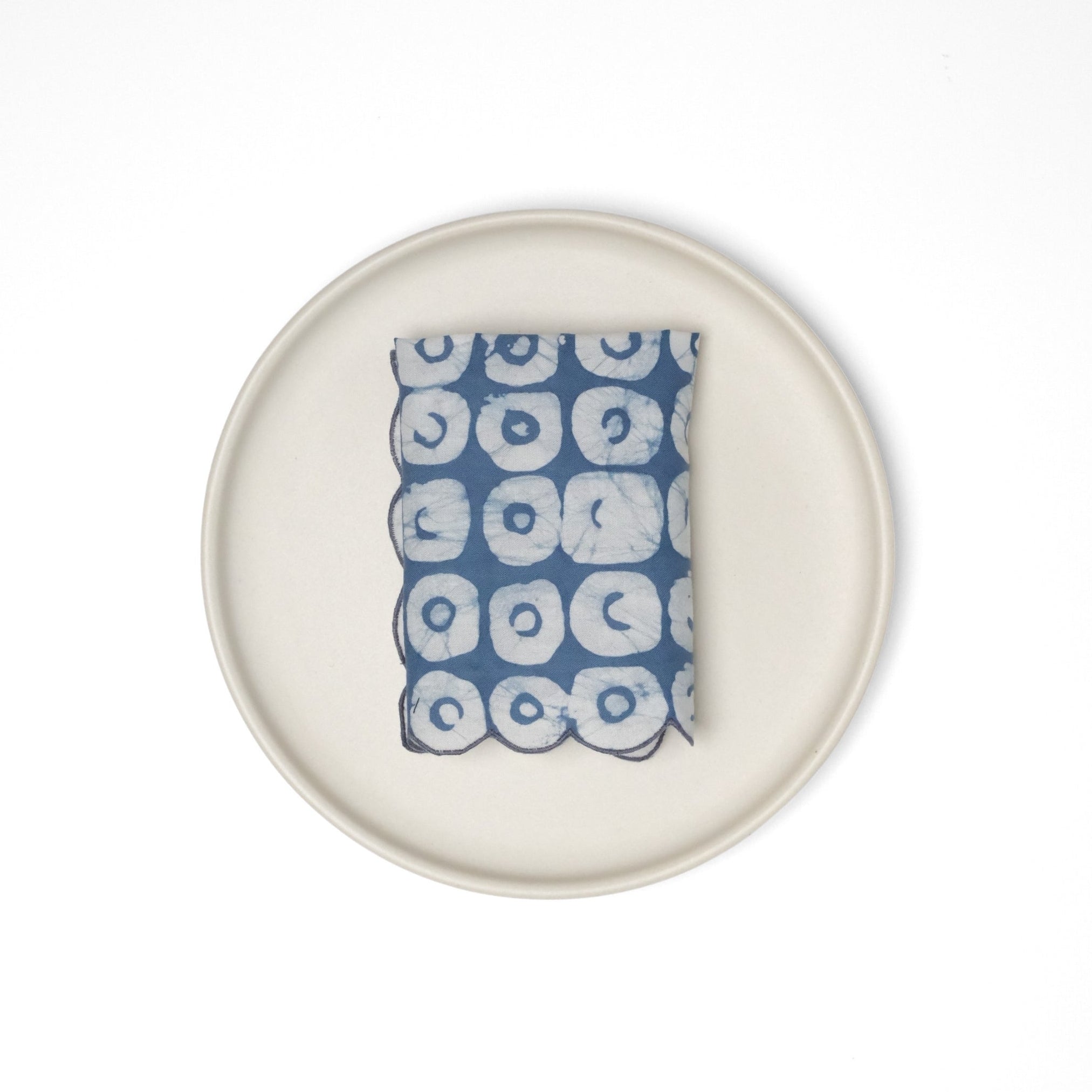 Set of 6 - Polo Blue Cocktail Napkins