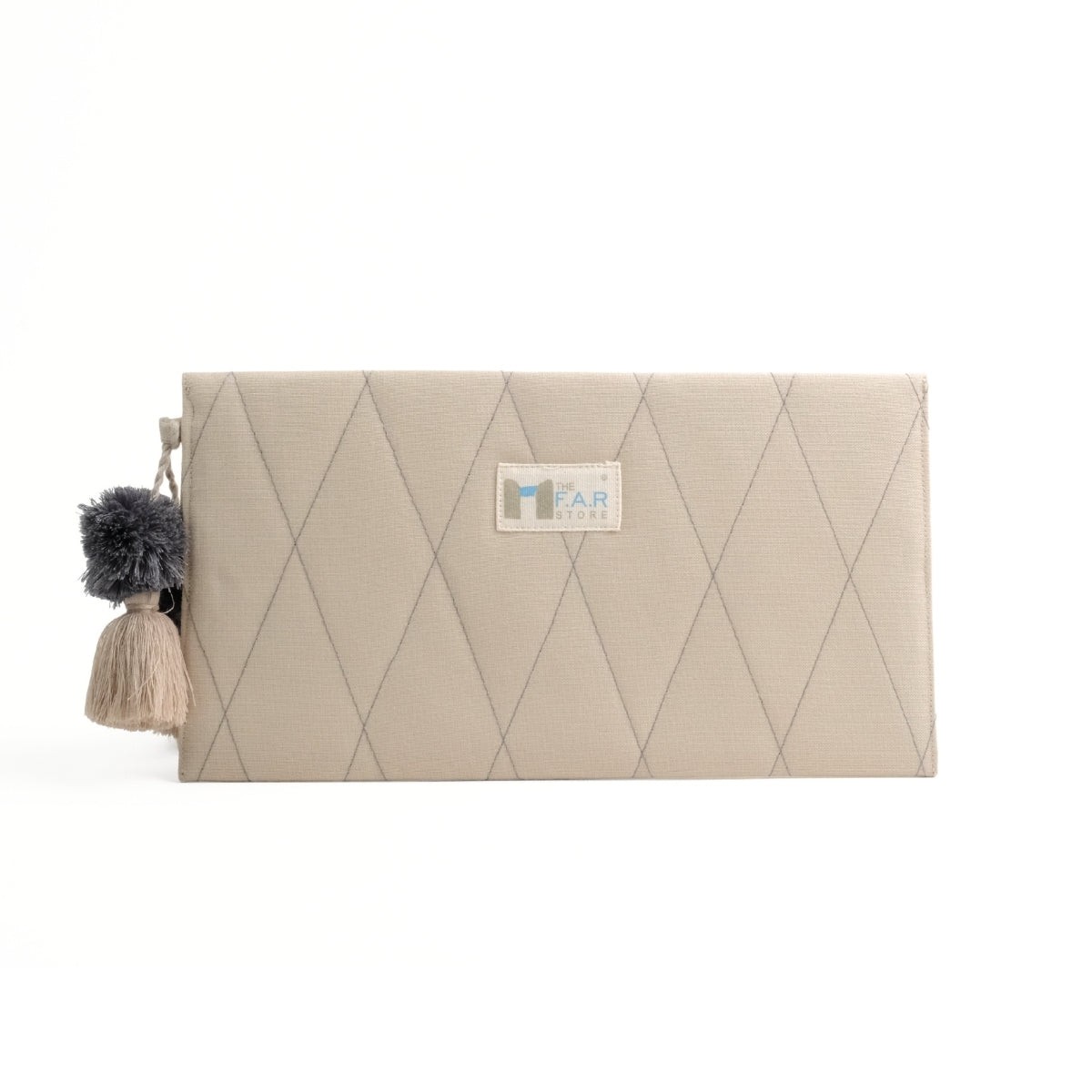 Gond Folk Monkey - Beige Pencil Pouch
