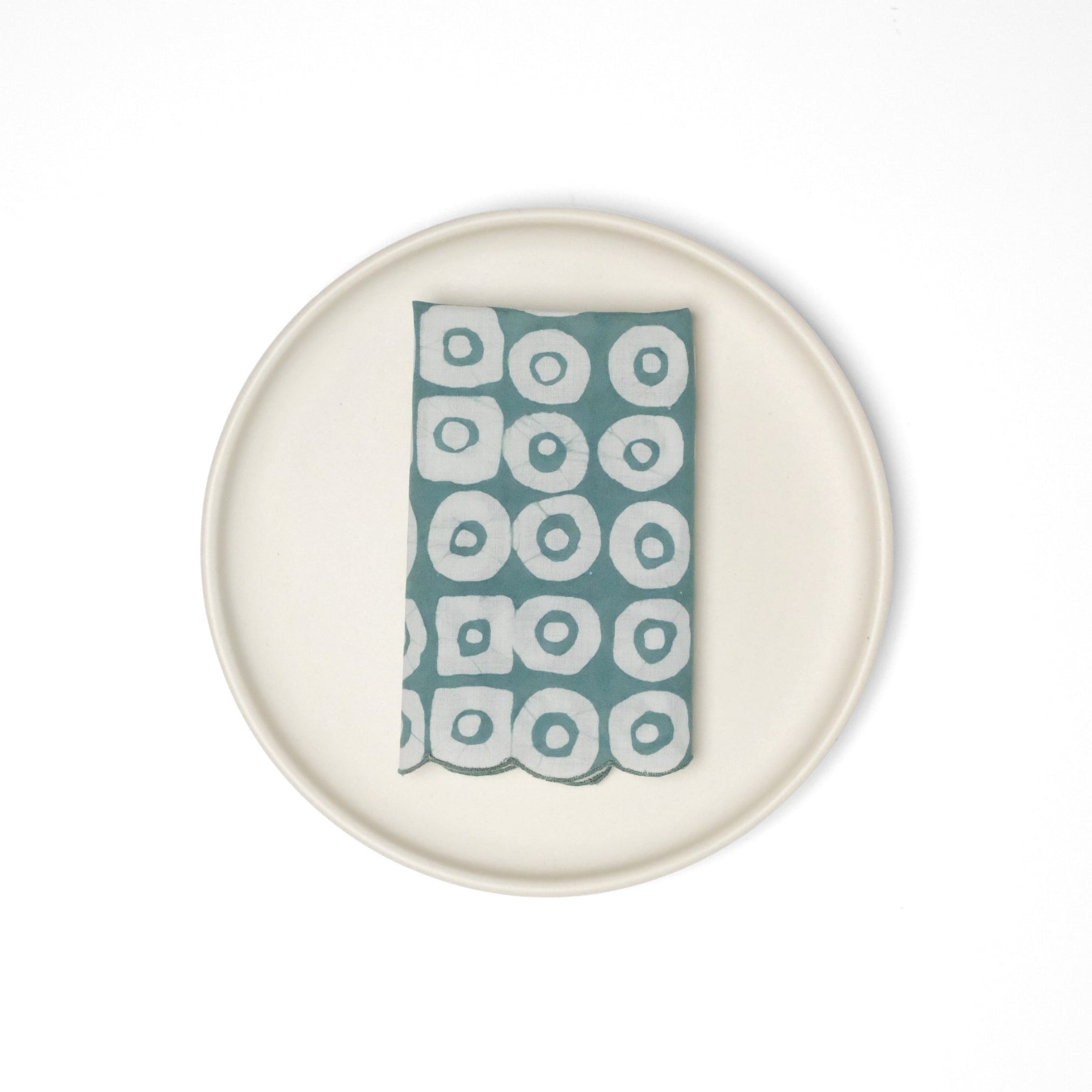 Set of 6 - Polo Green Cocktail Napkins