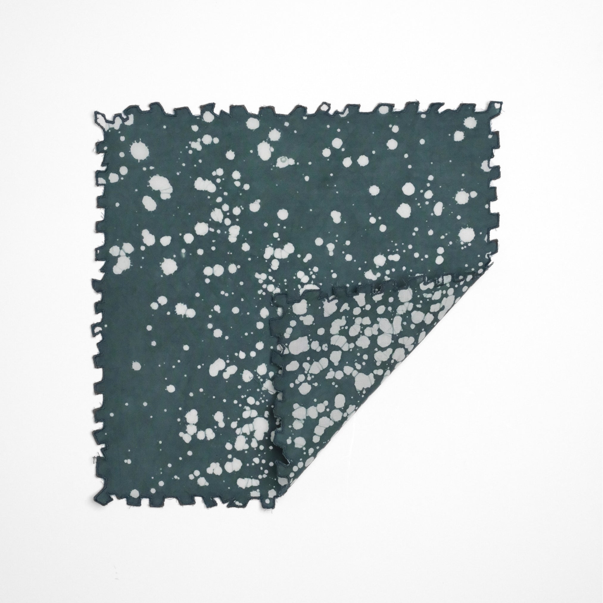 Set of 6 - Stipples Green Cocktail Napkins