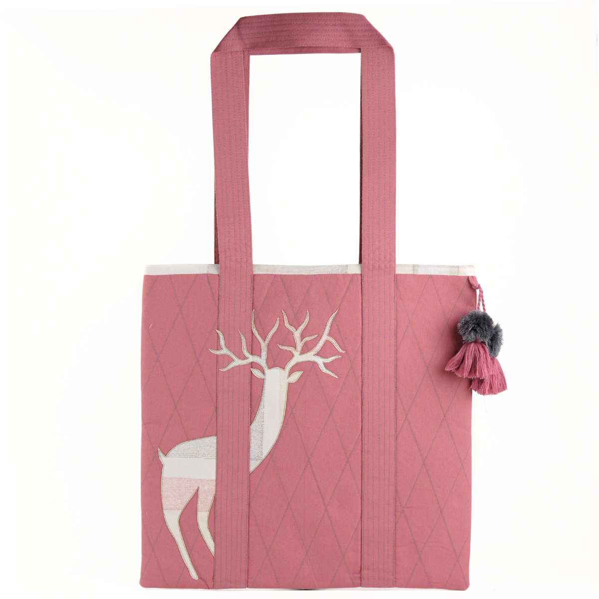 Gond Folk Deer - Pink Laptop Tote