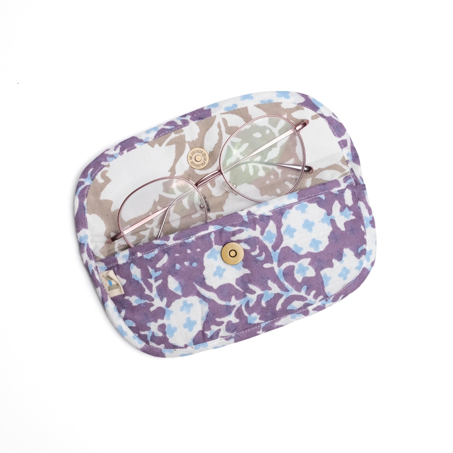Botanical Bliss Purple - Spectacle Case