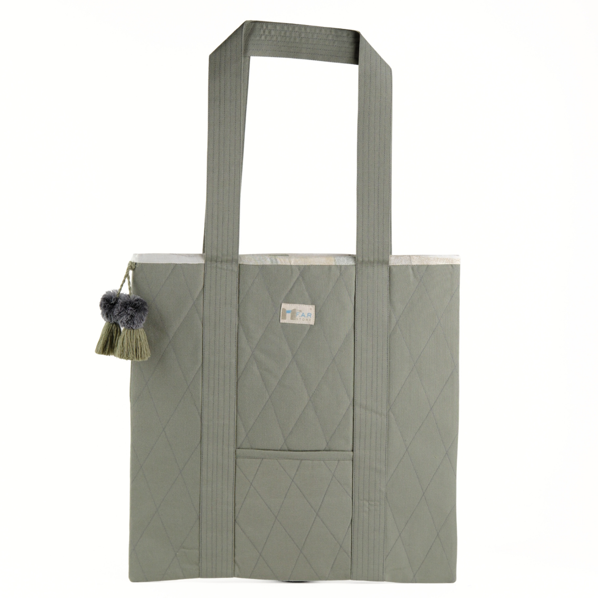 Gond Folk Giraffe - Green Laptop Tote