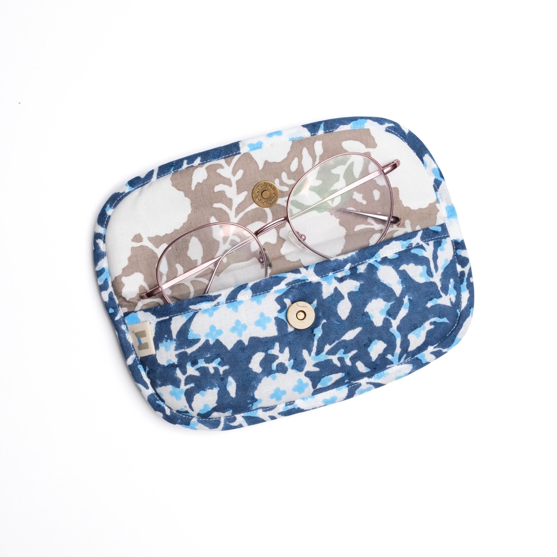 Botanicle Bliss Blue - Spectacle Case
