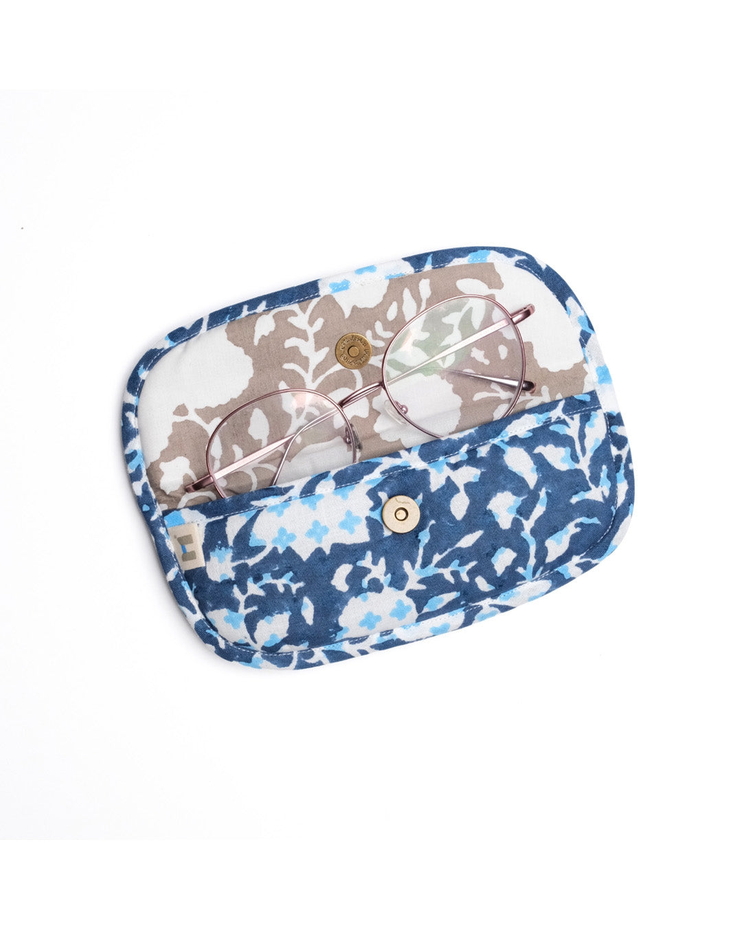 Botanical Bliss Blue - Spectacle Case