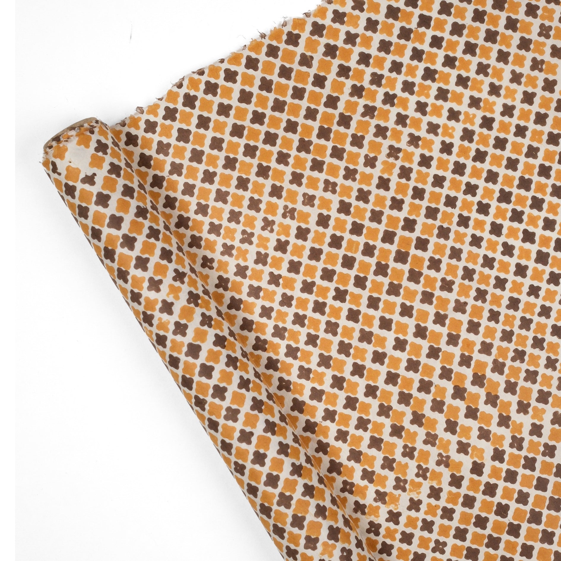 Set of 4 - The Unboxed Yellow Gift Wrapping Papers