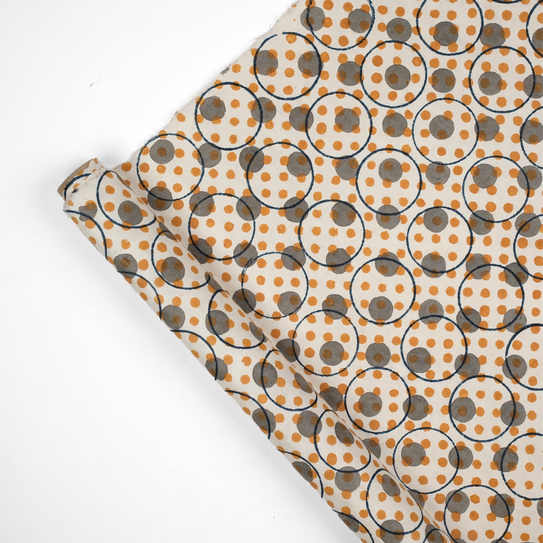 Set of 4 - The Unboxed Yellow Gift Wrapping Papers