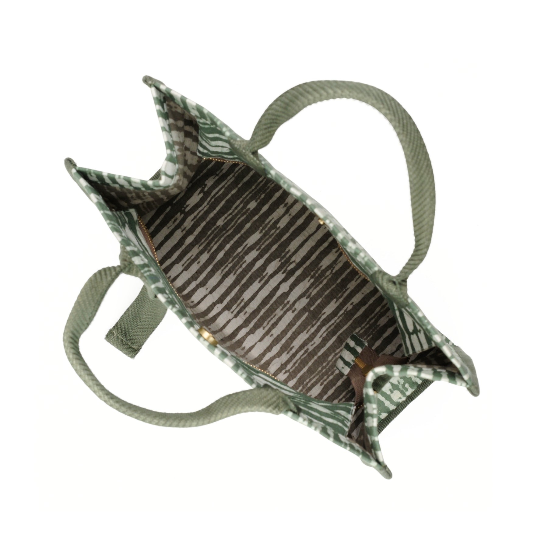 Olive Batik - Square Tote