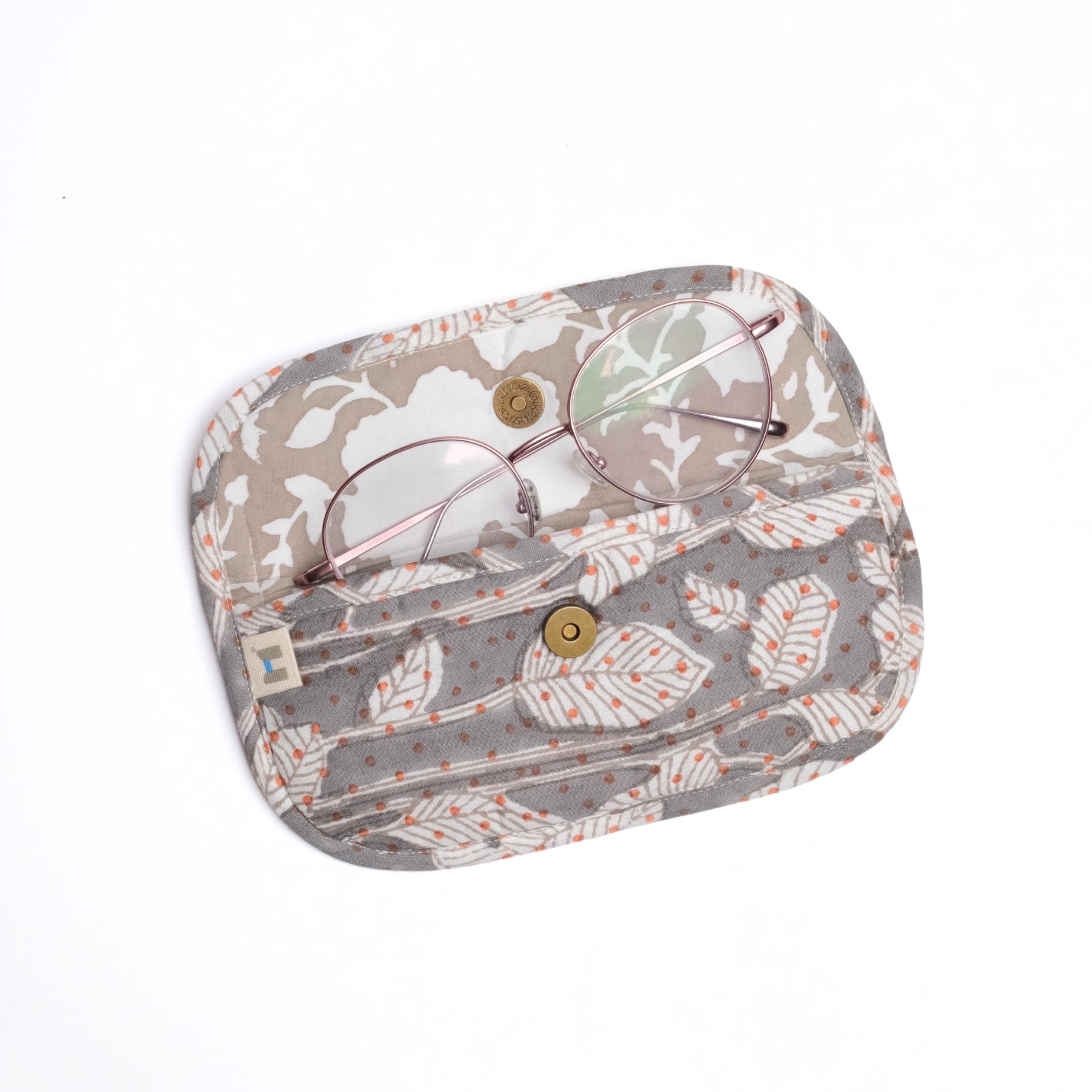 Nature's Canvas Grey - Spectacle Case