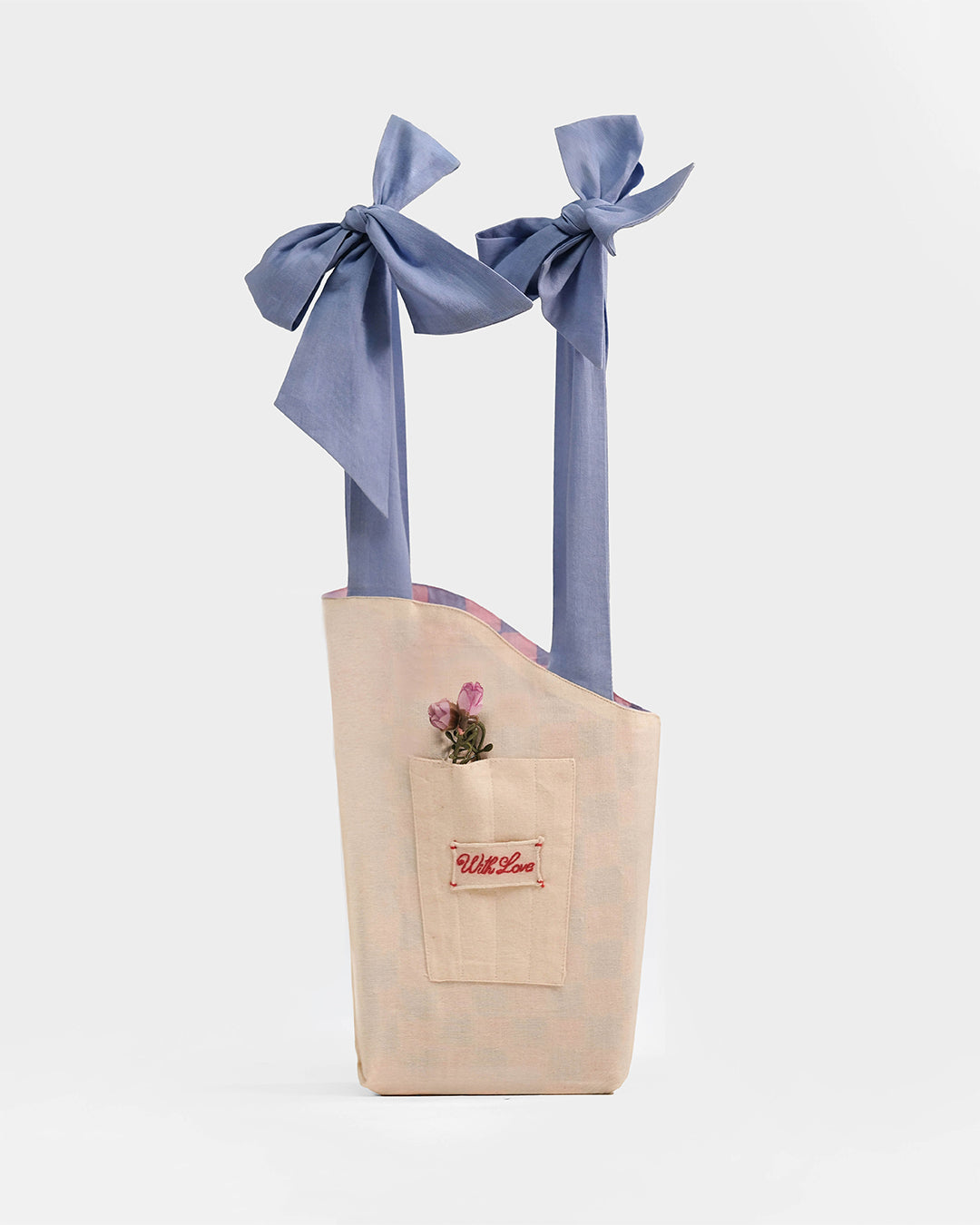 Reversible Purple Bouquet Bag (S)