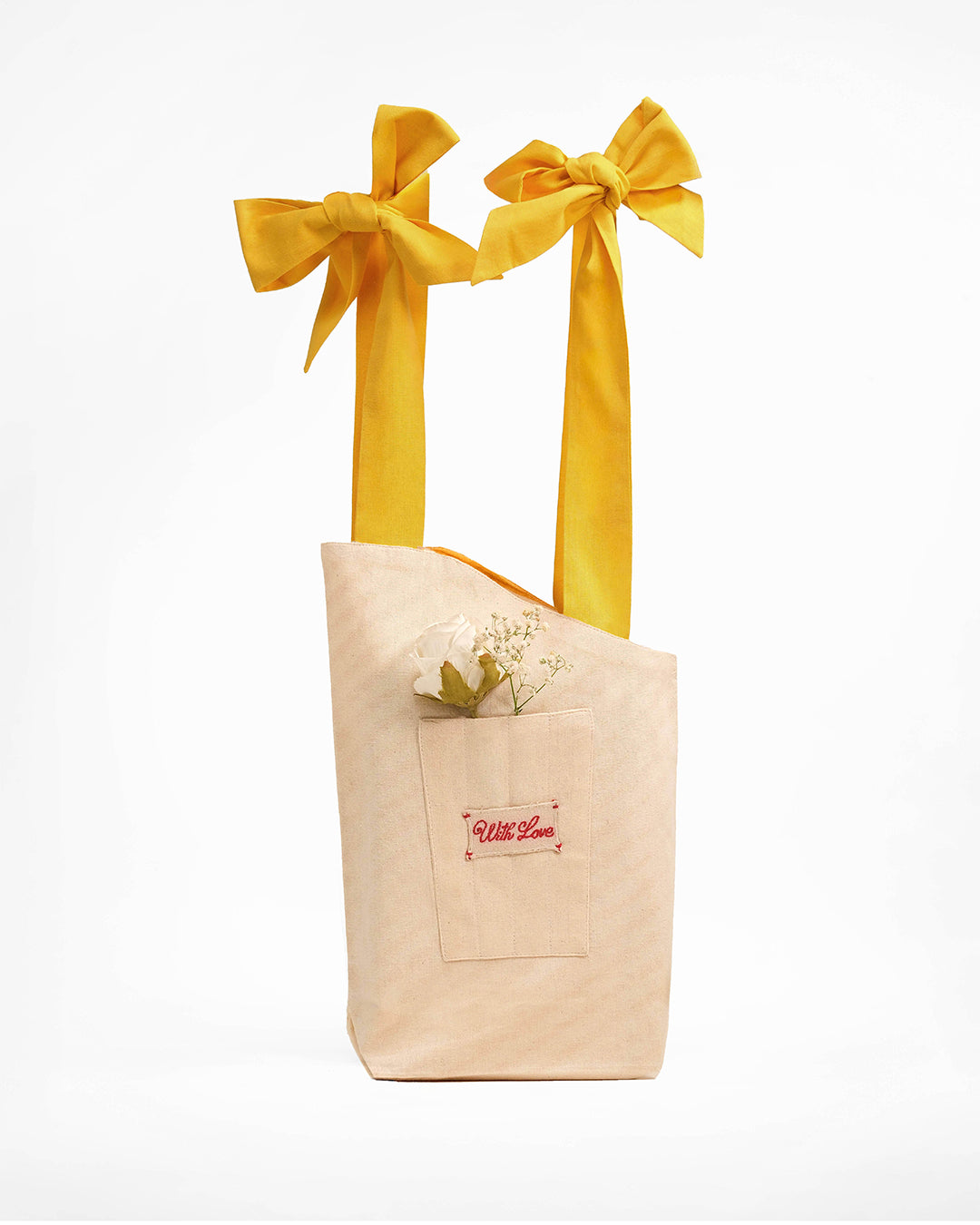 Reversible Bottle Yellow Bouquet Bag (S)