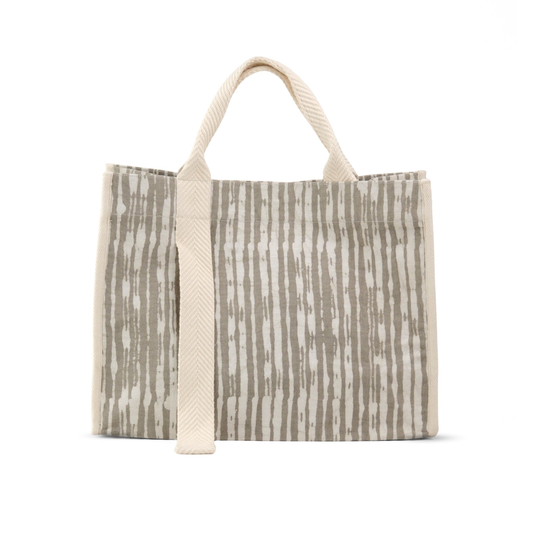 Silver Shadows Batik - Square Tote