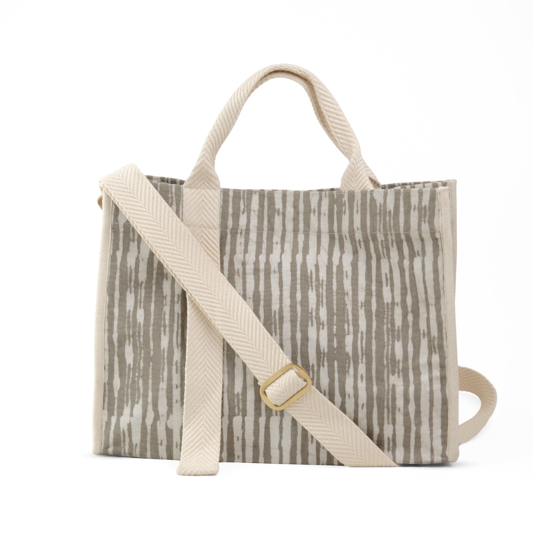 Silver Shadows Batik - Square Tote