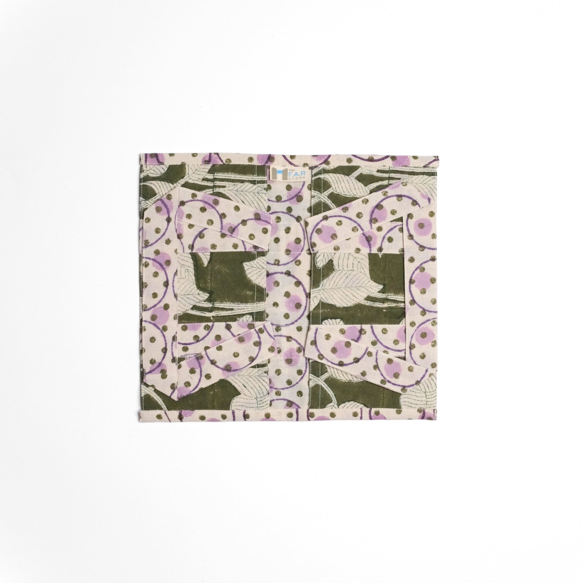 Set of 3 - Nature's Canvas Green Pie Bags