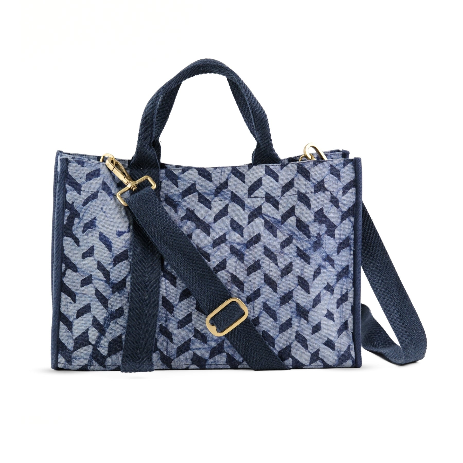 Batik Bricks - Square Tote
