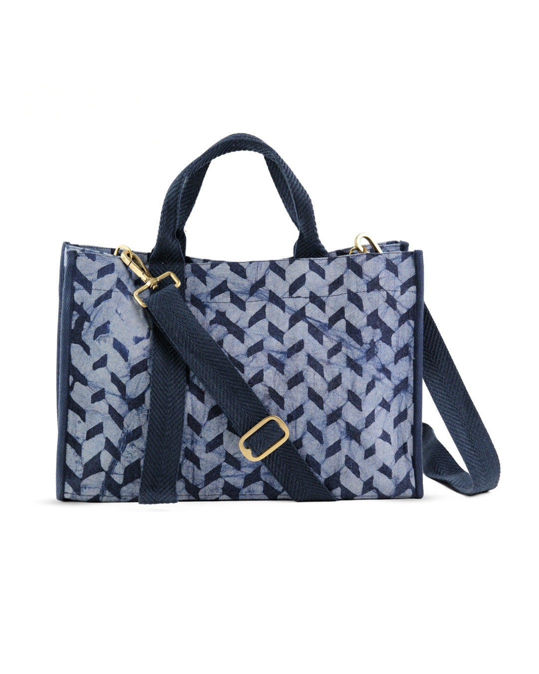 Batik Bricks - Square Tote