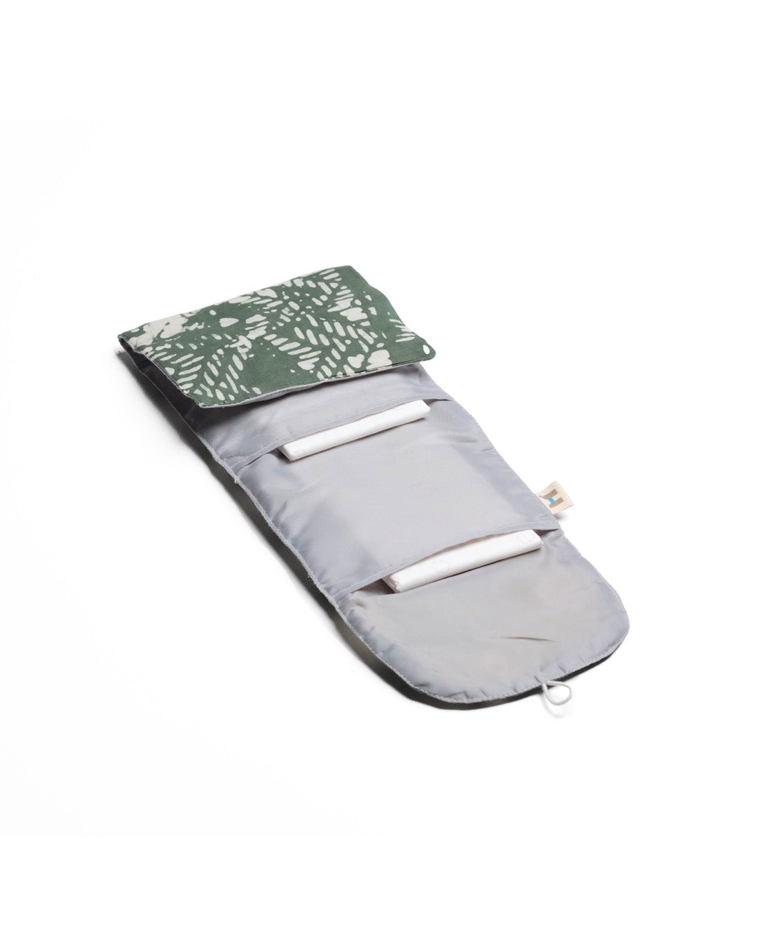 Abstract Olive - Sanitary Pouch