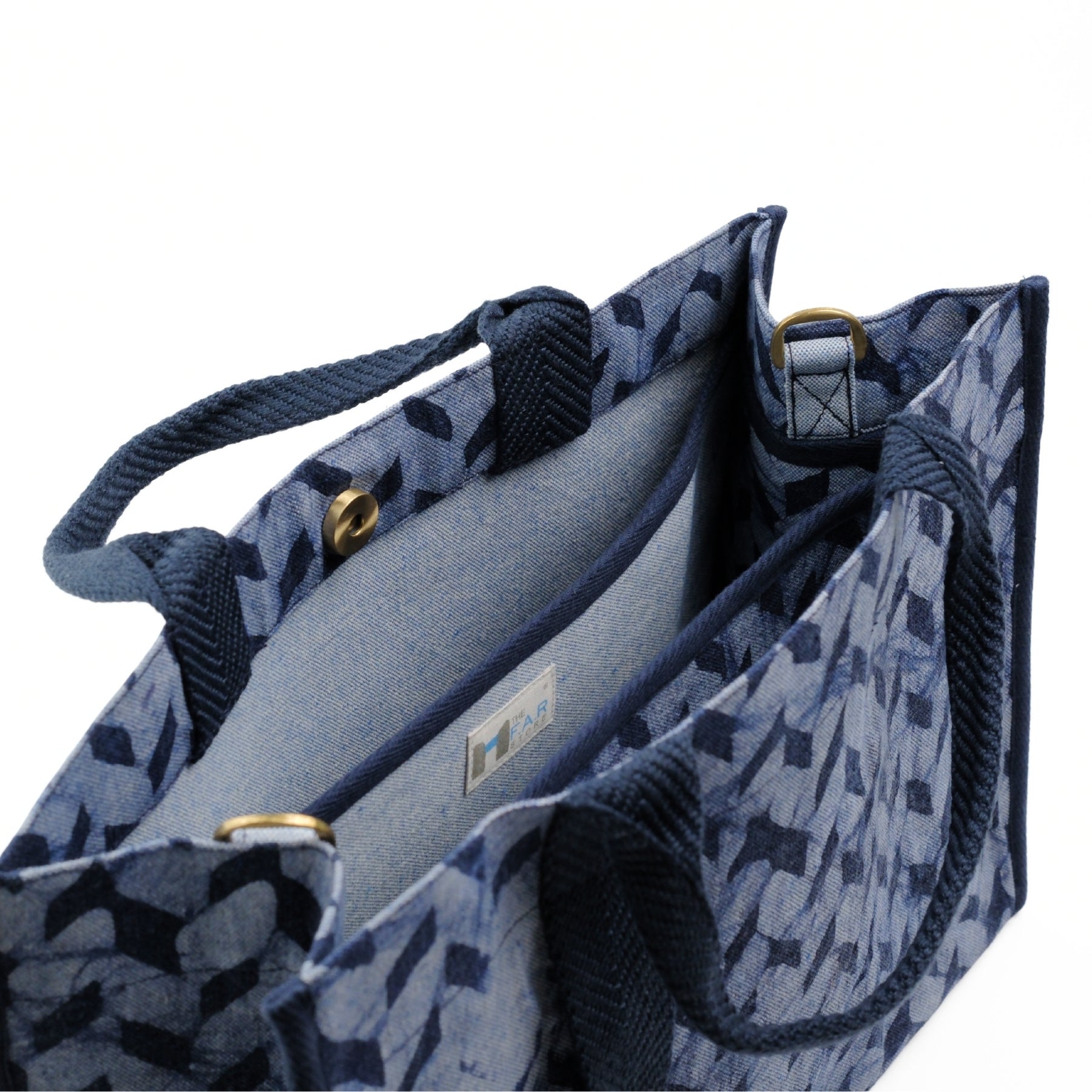 Batik Bricks - Square Tote