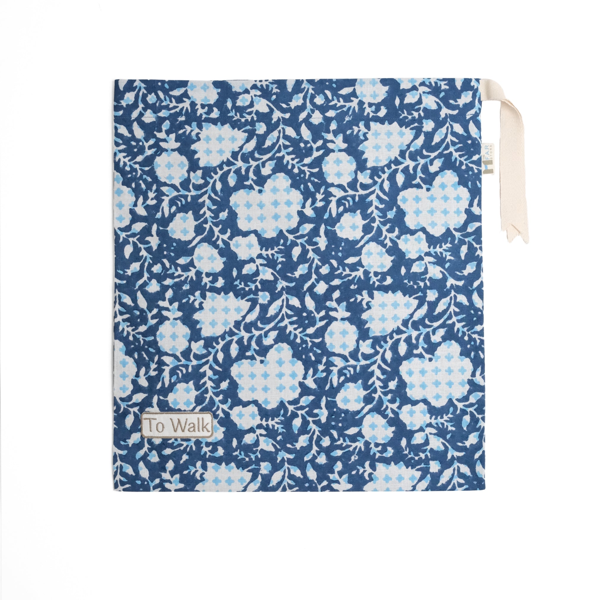 Set of 5 - Botanical Bliss Blue Travel Organiser