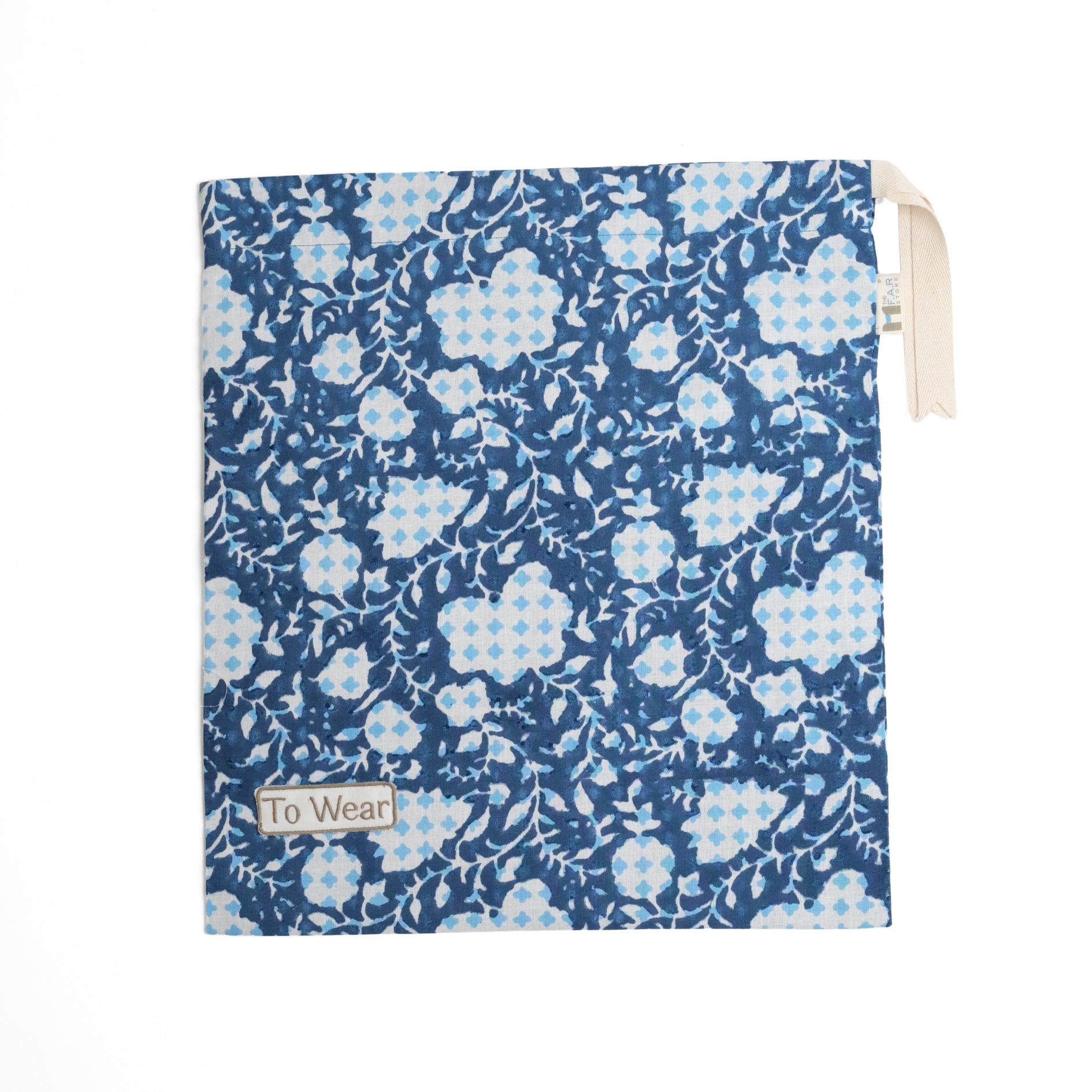 Set of 5 - Botanical Bliss Blue Travel Organiser