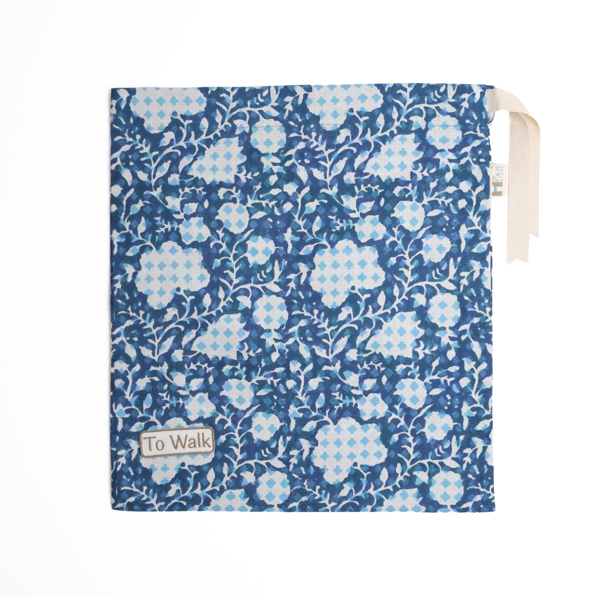 Set of 5 - Botanical Bliss Blue Travel Organiser