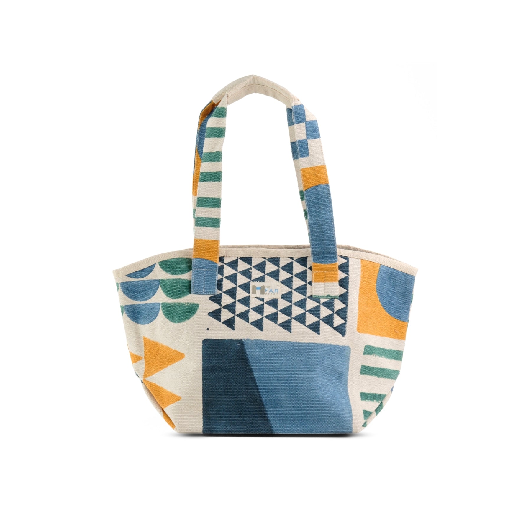 Zentangle Yellow & Blue - Beach Bag