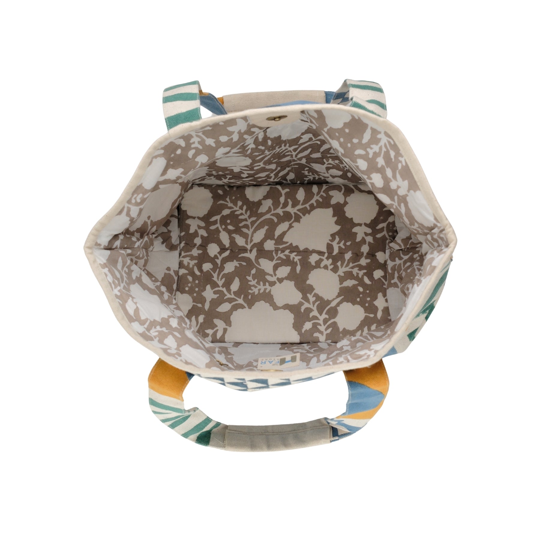 Zentangle Yellow & Blue - Beach Bag