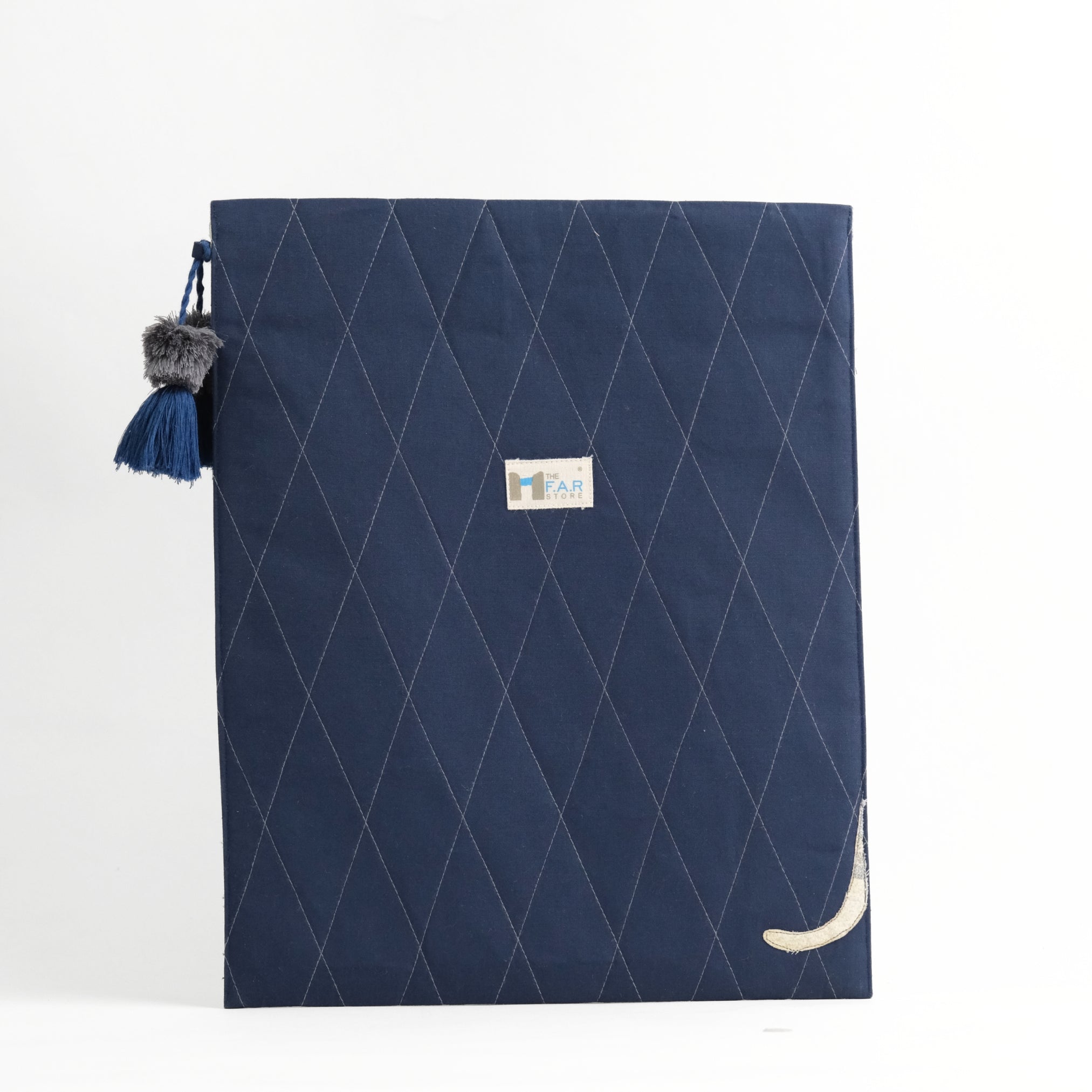 Gond Folk Kangaroo - Blue Laptop Sleeve